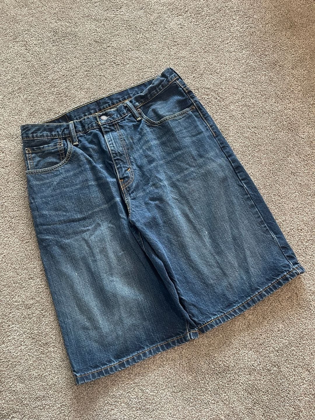 Levi’s 569 Loose Straight Fit Denim Jean Shorts