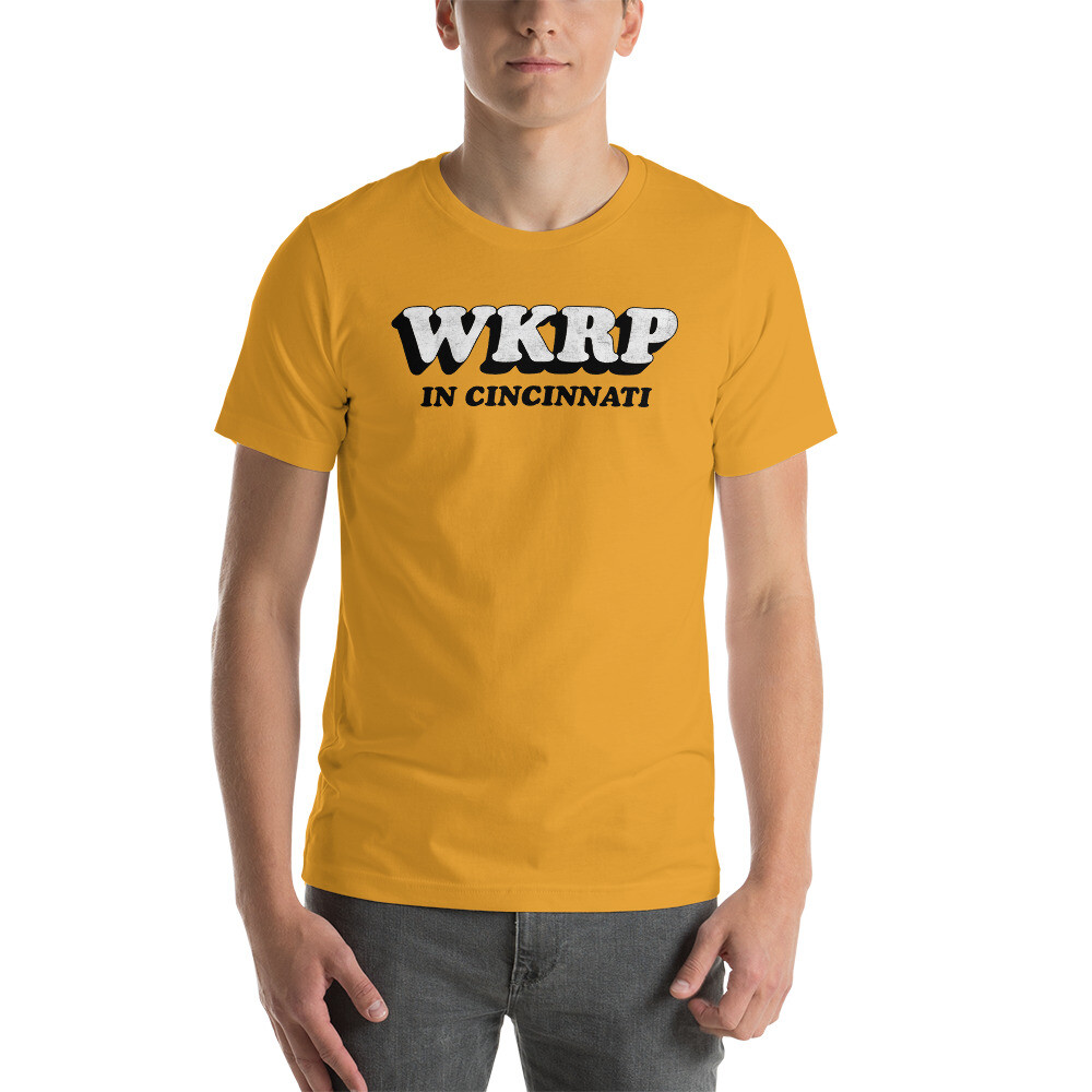 WKRP IN CINCINNATI TV Show Graphic Tee Shirt Short-Sleeve Unisex T-Shirt