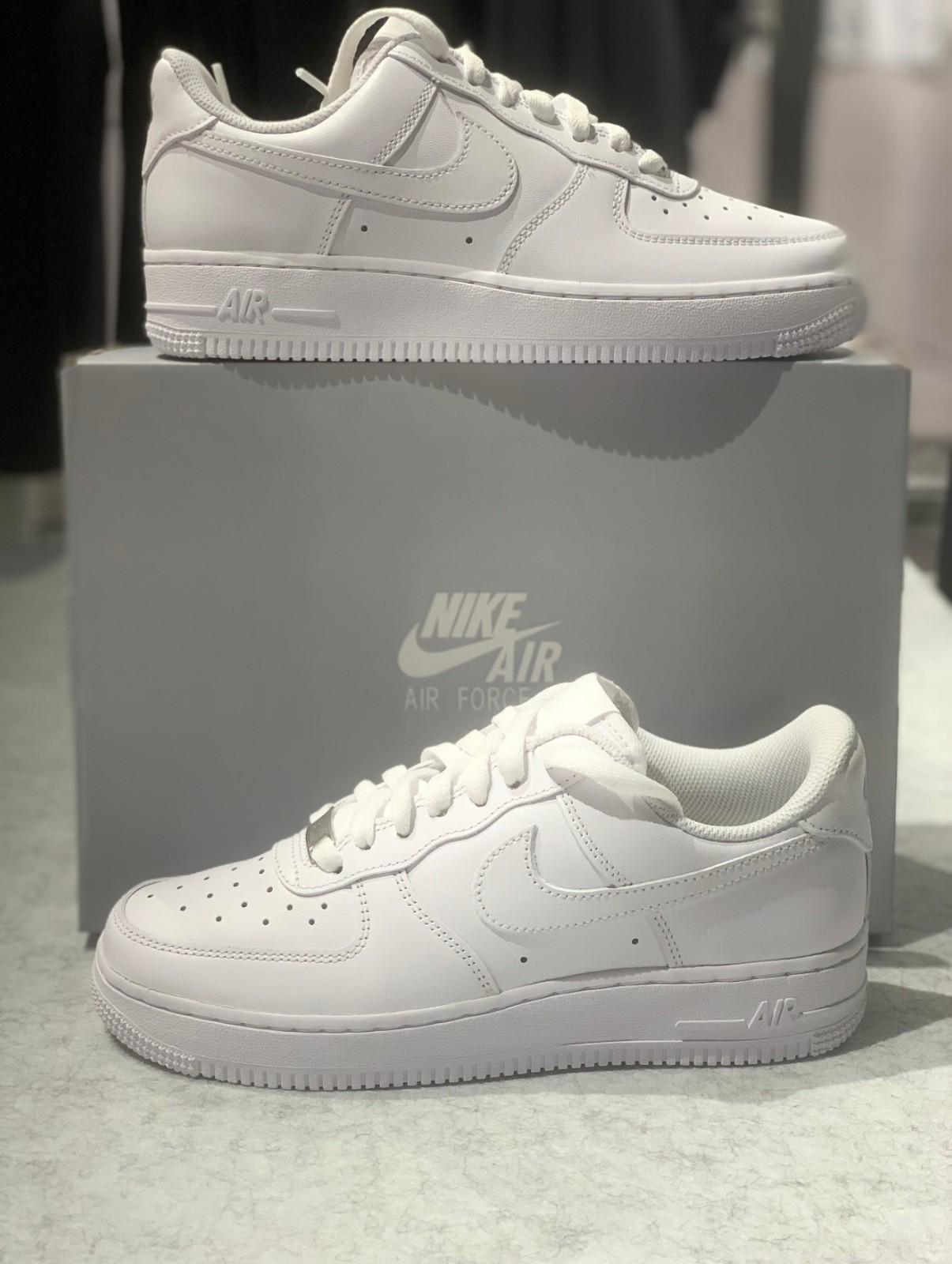 Nike Air Force 1 Low Triple White Men’s Shoes NEW