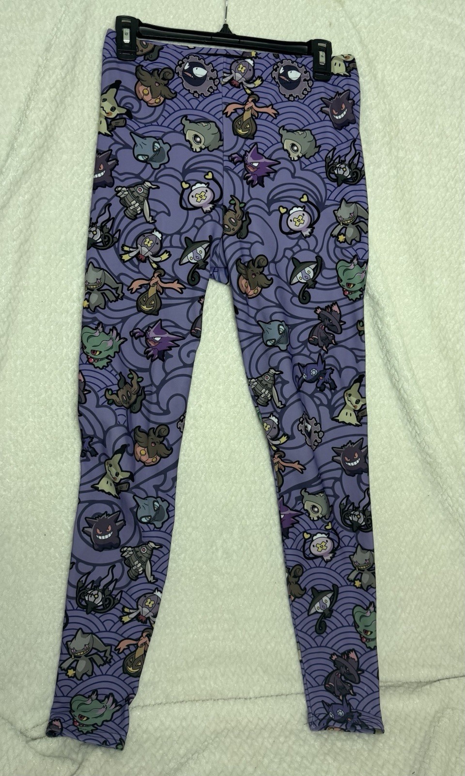 BlackMilk Pokémon Purple Graphic Print Ankle Leggings Women’s Size M