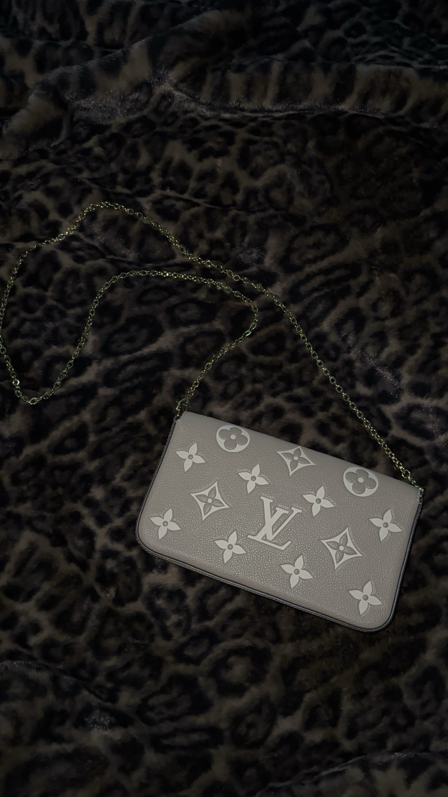 Louis Vuitton Pochette Felicie- Monogram Empreinte Leather