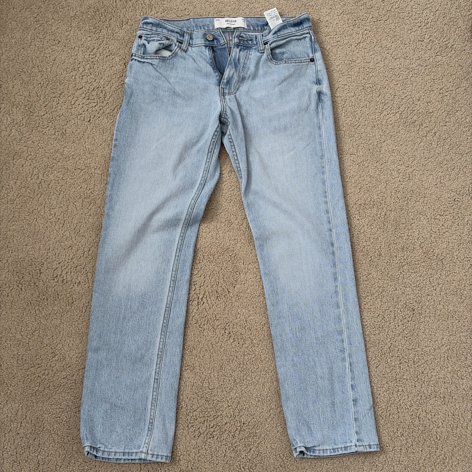 Hollister Jeans 29×32 Blue Slim Straight SKU 46