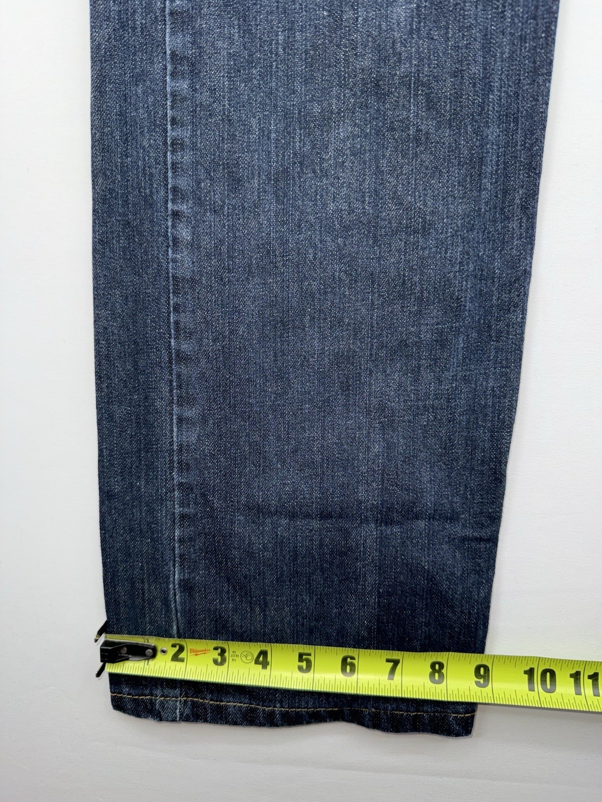 Levis 505 Jeans Mens Regular Fit Straight Dark Stonewash Color Size 38×32