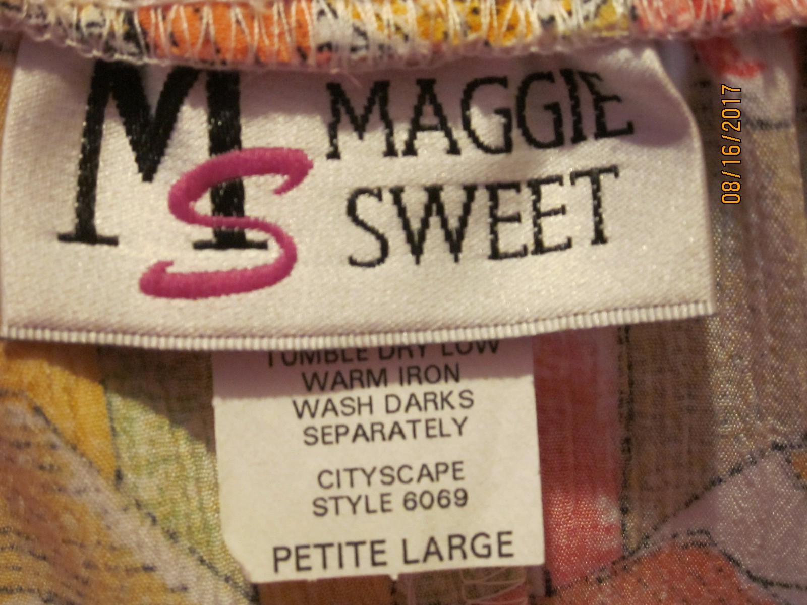 Maggie Sweet misses Petite large PL colorful houses light Long Skirt A Line j124