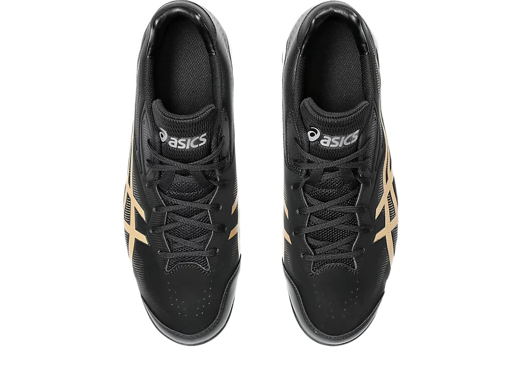 ASICS STAR SHINE 3 1123A033 003 Black Rich Gold Baseball Cleats