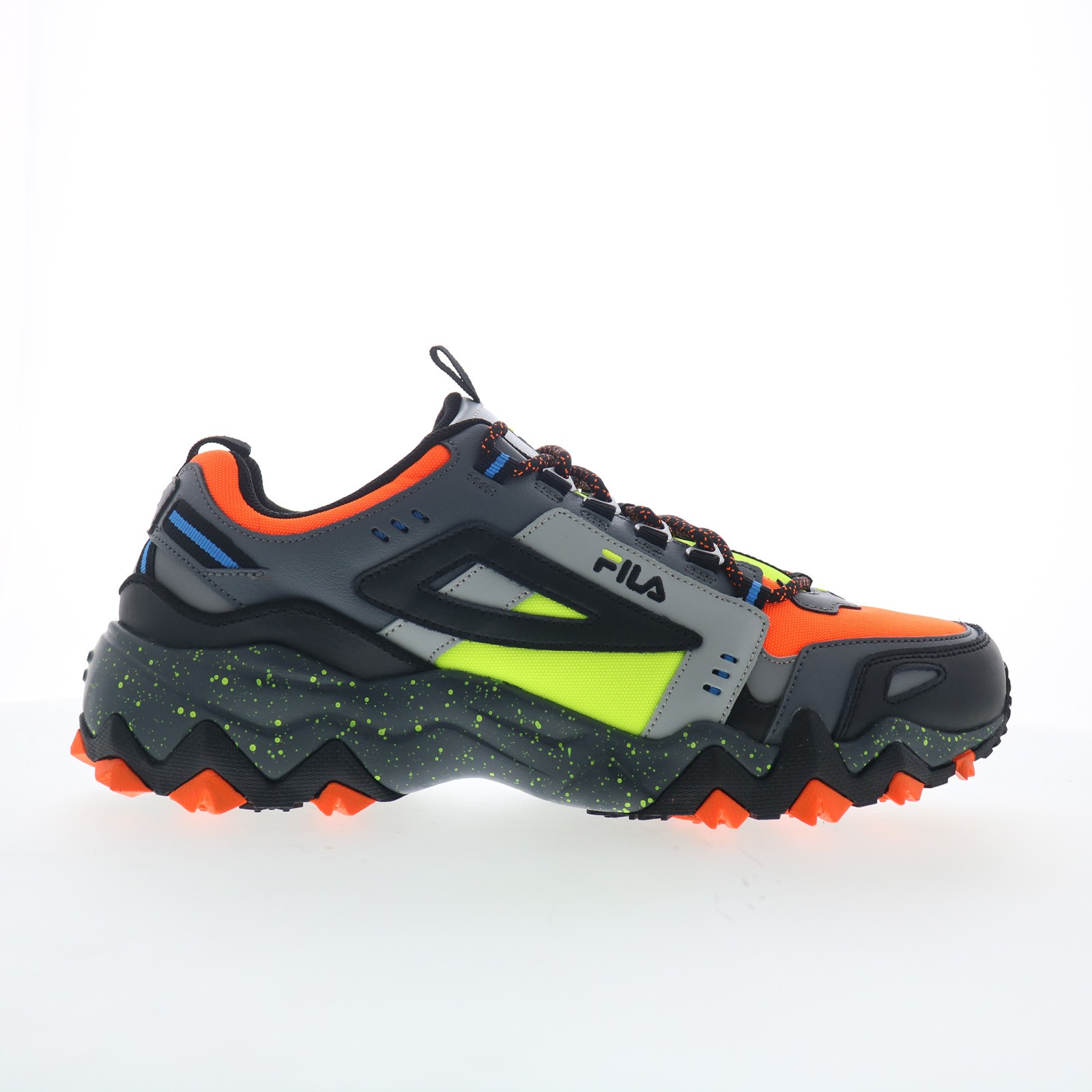 Fila Oakmont TR 1JM01565-806 Mens Orange Leather Athletic Hiking Shoes