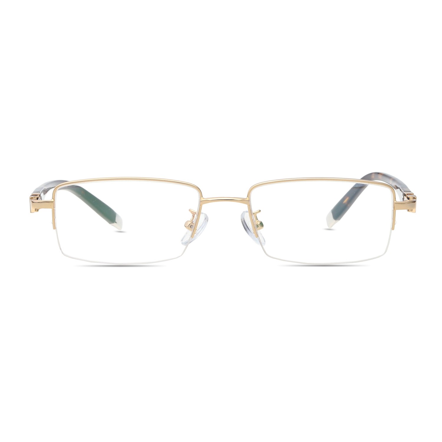Men’s Half Rim Photochromic Reading Brown Glasses Transition Sunglasses Reader