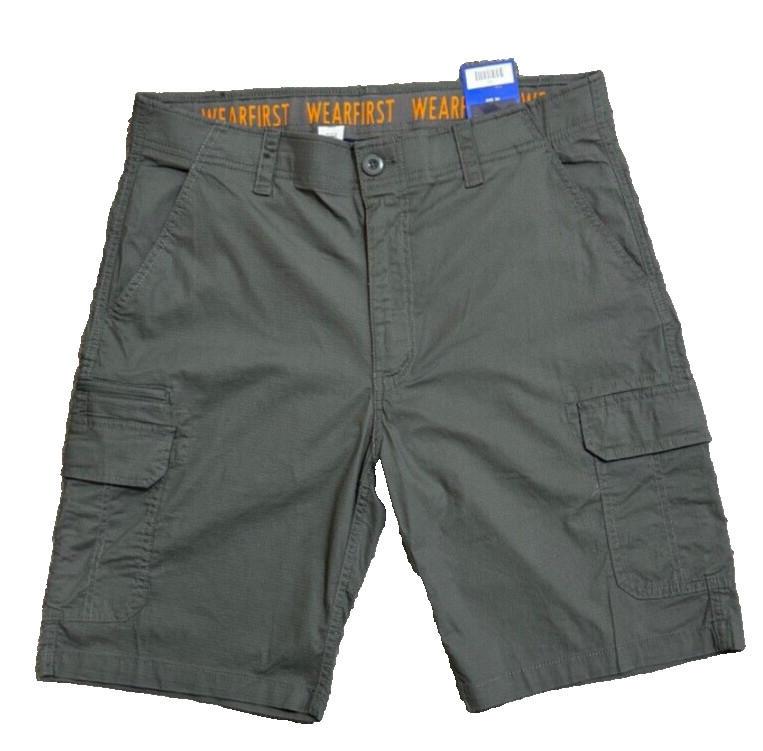 WEARFIRST CARGO MENS SHORTS 10 INCH INSEAM Gray SIZE 30