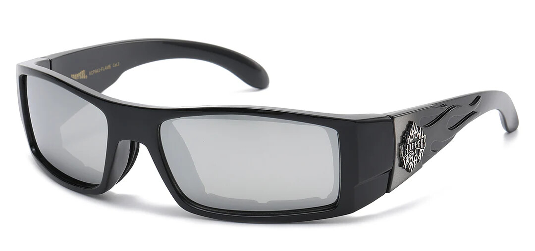 Biker Choppers Men Women Padded Foam Wind Resitant Motorcycle Riding Sunglasses