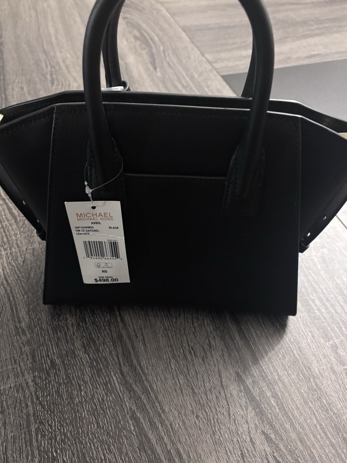NWT Michael Kors Black Satchel Handbag