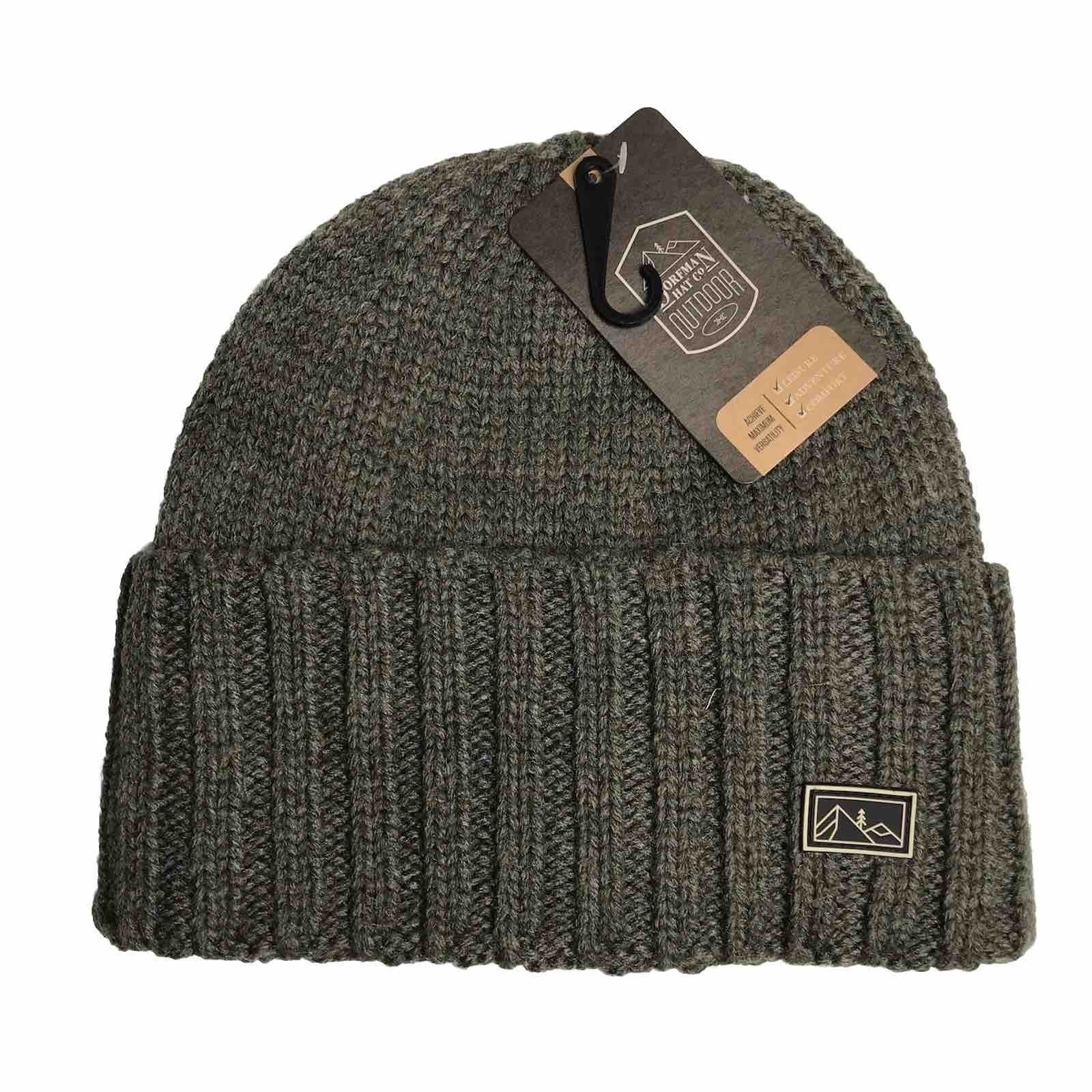 NEW Dorfman Hat Co Outdoor Lined Cuffed Beanie Adult Unisex Acrylic/Wool