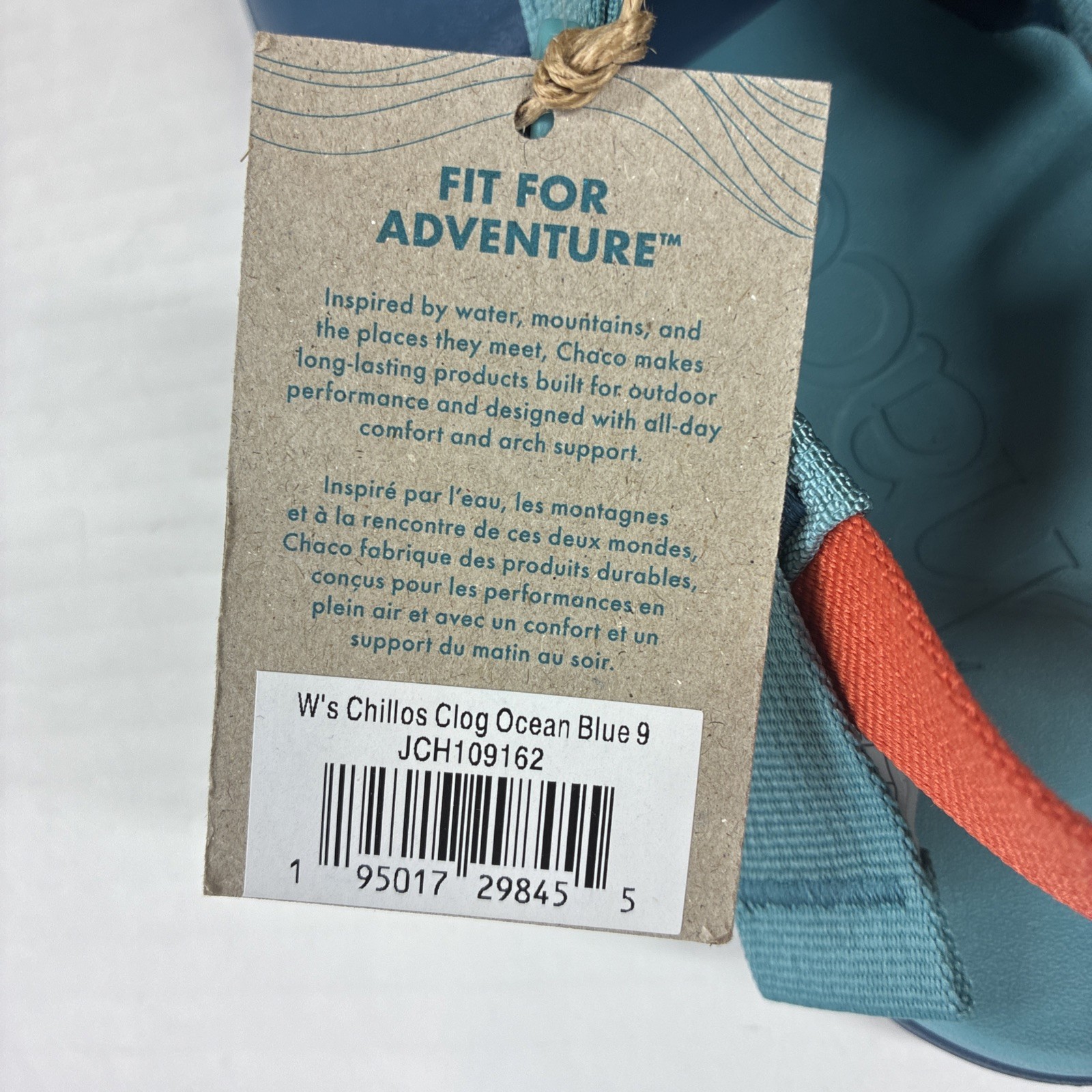 NWT Chaco Women’s Chillos Clog Ocean Blue Size 9 No Box