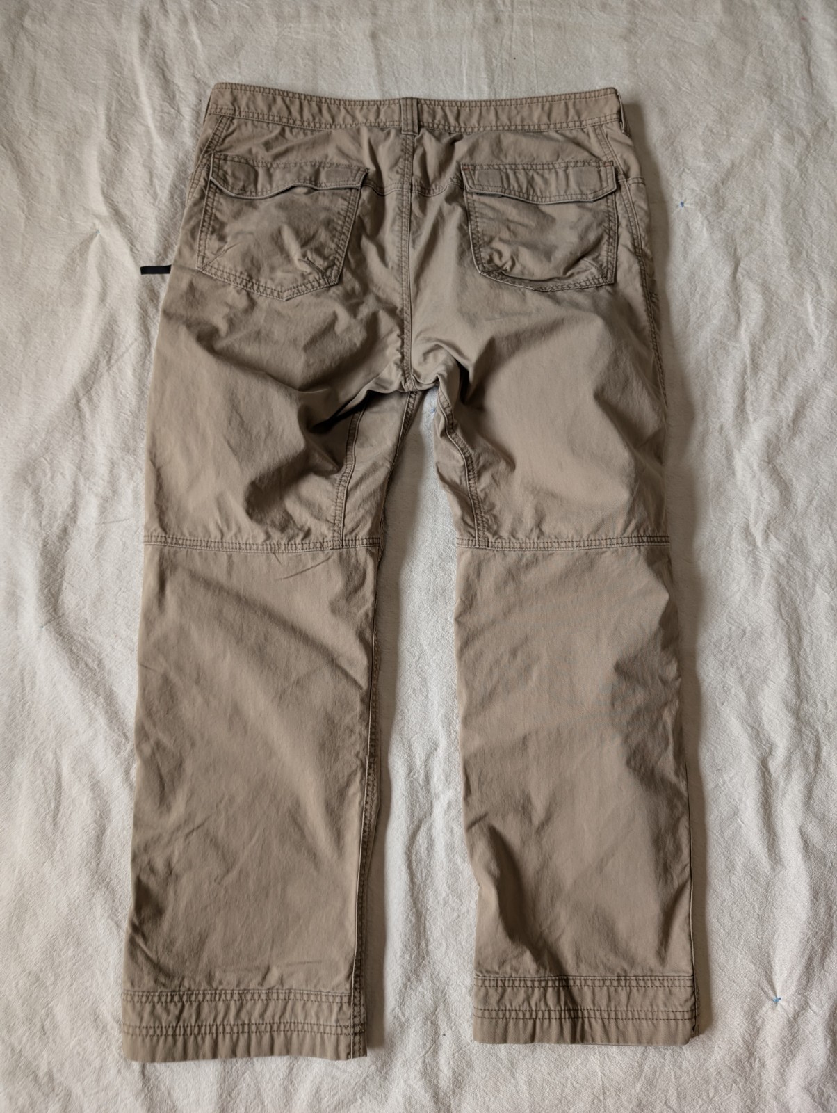 LL Bean 288083 Riverton Men’s Rugged GORP Hiking Pants Cargo Cotton Nylon 38×30