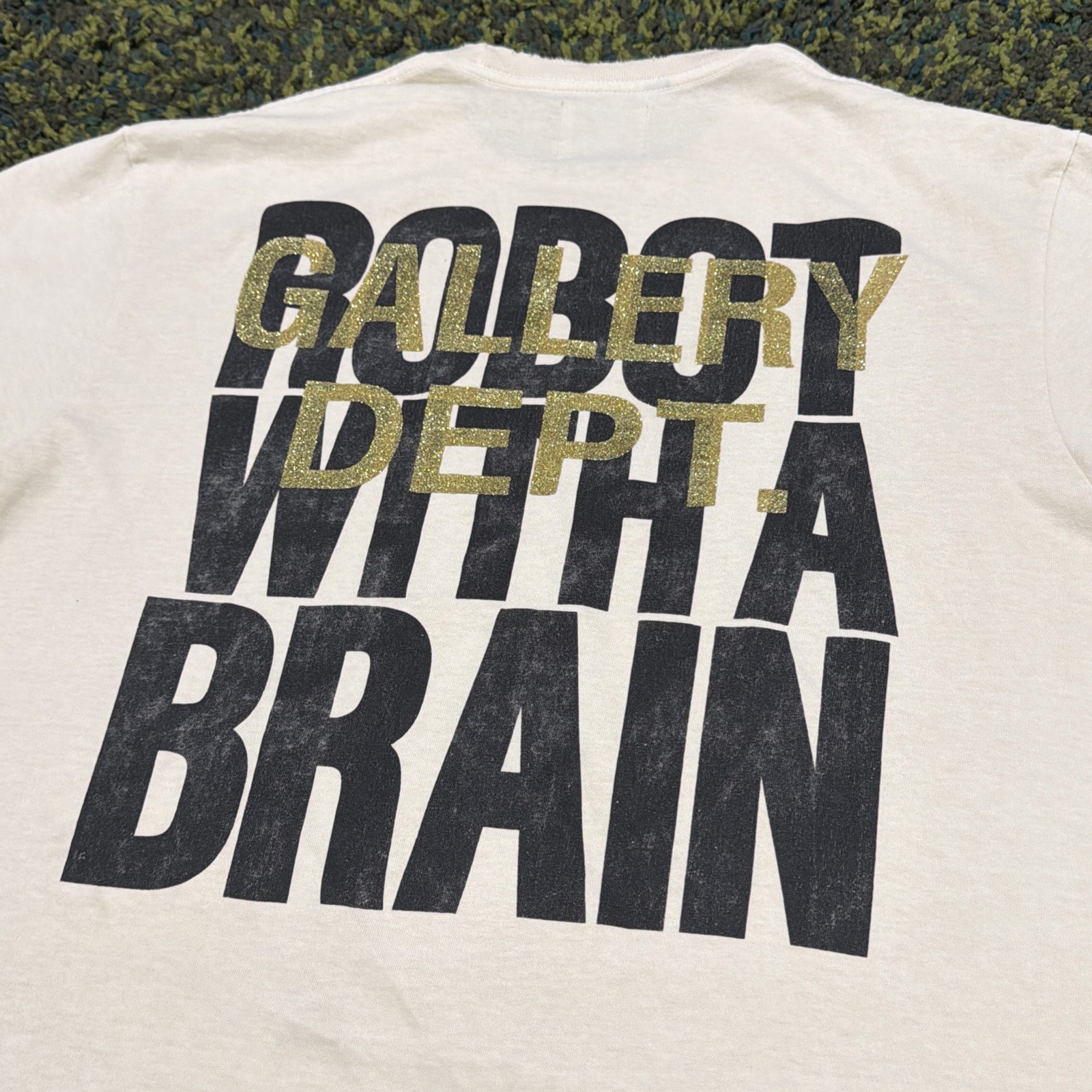 Gallery Dept. Human Robot Graphic Double Sided T Shirt Mens Size Large Authentic
