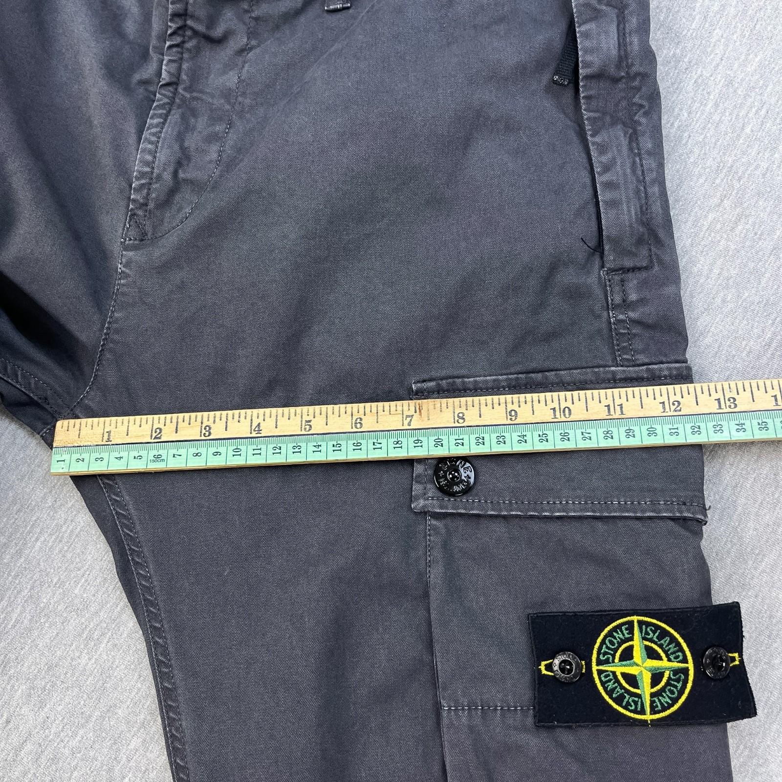Stone Island Type SL Cargo Trouser Mens W34 *Fits 36×32 Gray Tapered Utility