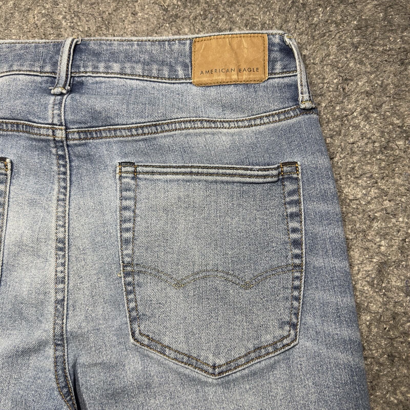 American Eagle Airflex+ Jeans Mens 31×32 Blue Stretch Waist Atheletic Skinny