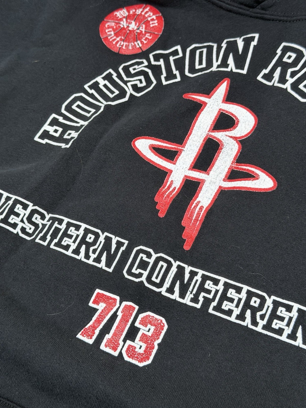 Houston Rockets Western Conference 713 Hoodie Black Size M