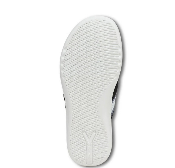 Vionic Women Beach Indigo Toe Post Sandal, Navy Blazer Multi (NEW WT)