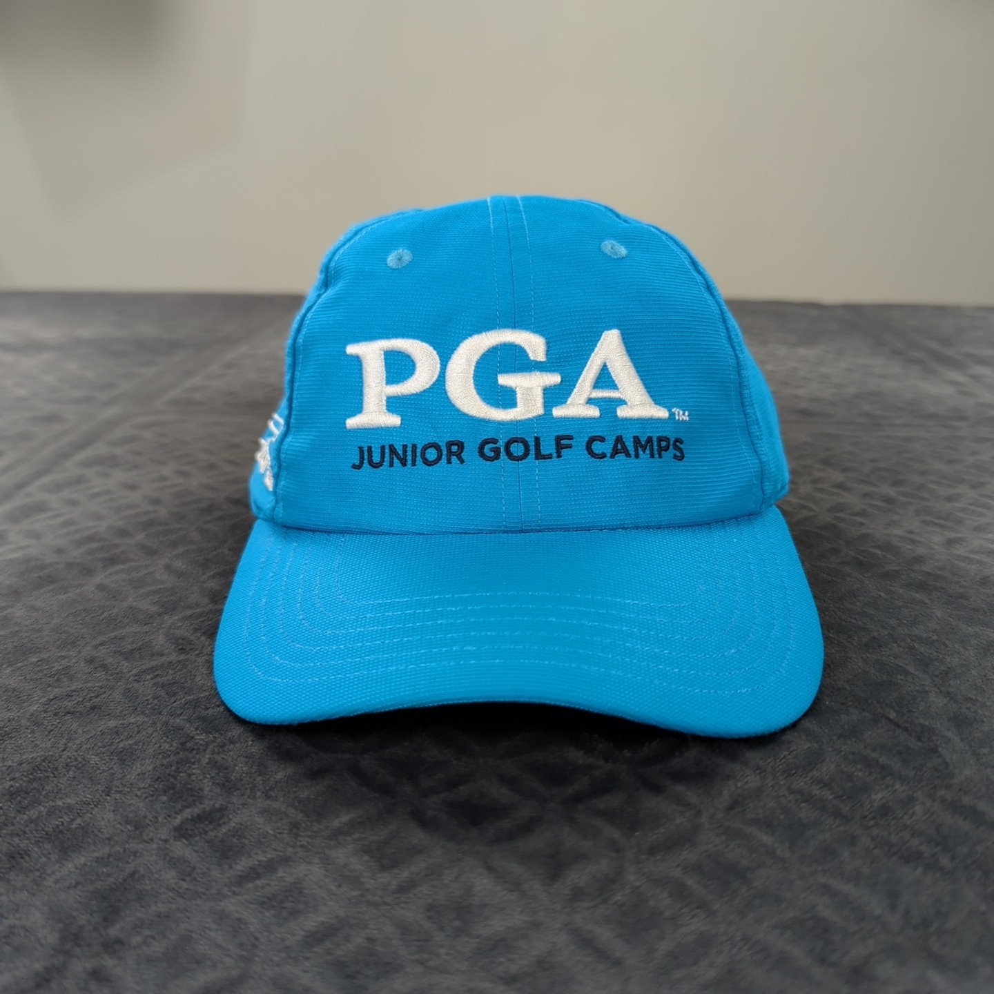 PGA Junior Golf Camps Hat Cap Cobra Puma Blue Adjustable Strap Men OSFA