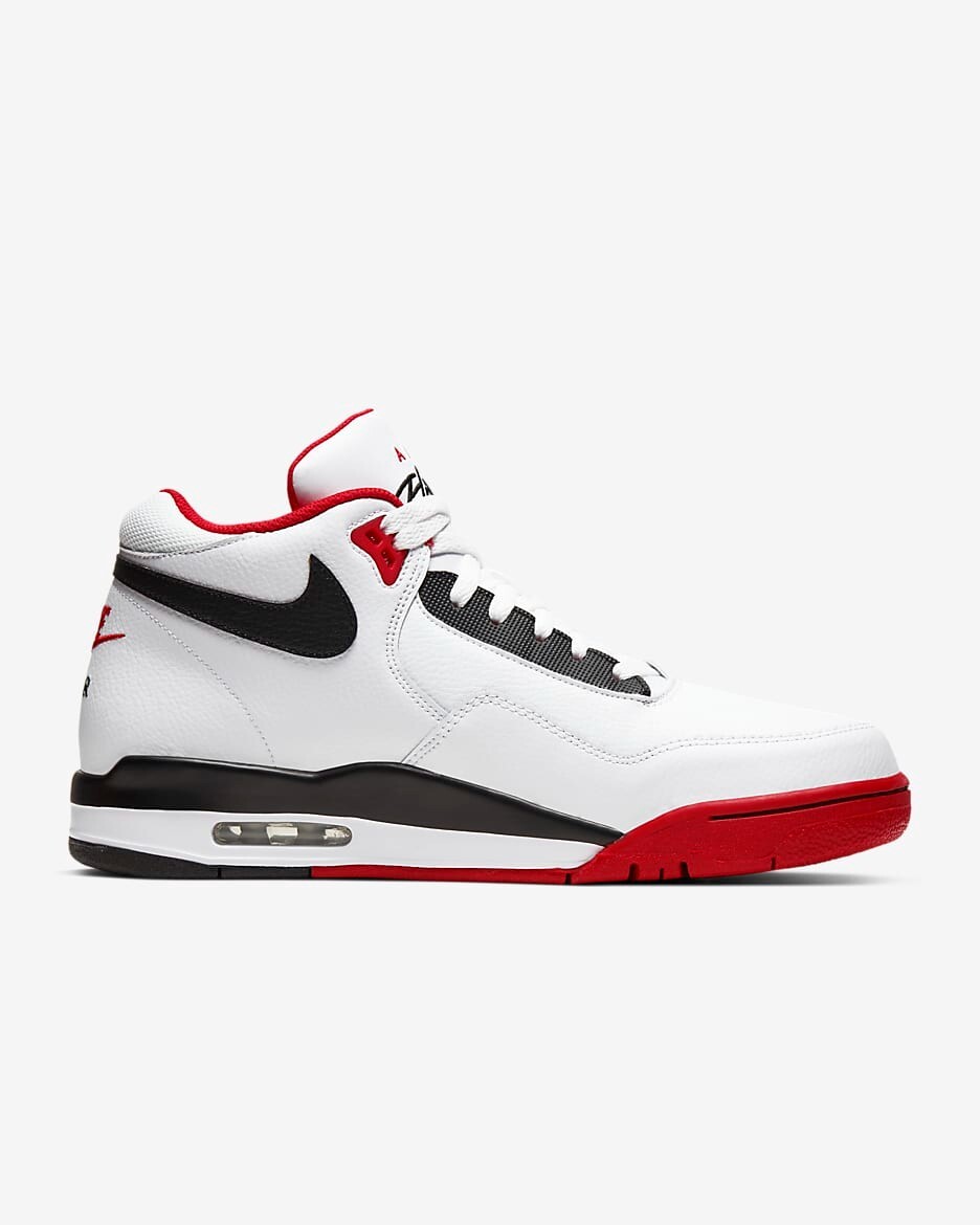 Nike Flight Legacy “White/University Red/Black” BQ4212-100 Men’s New [US 6.5-13]