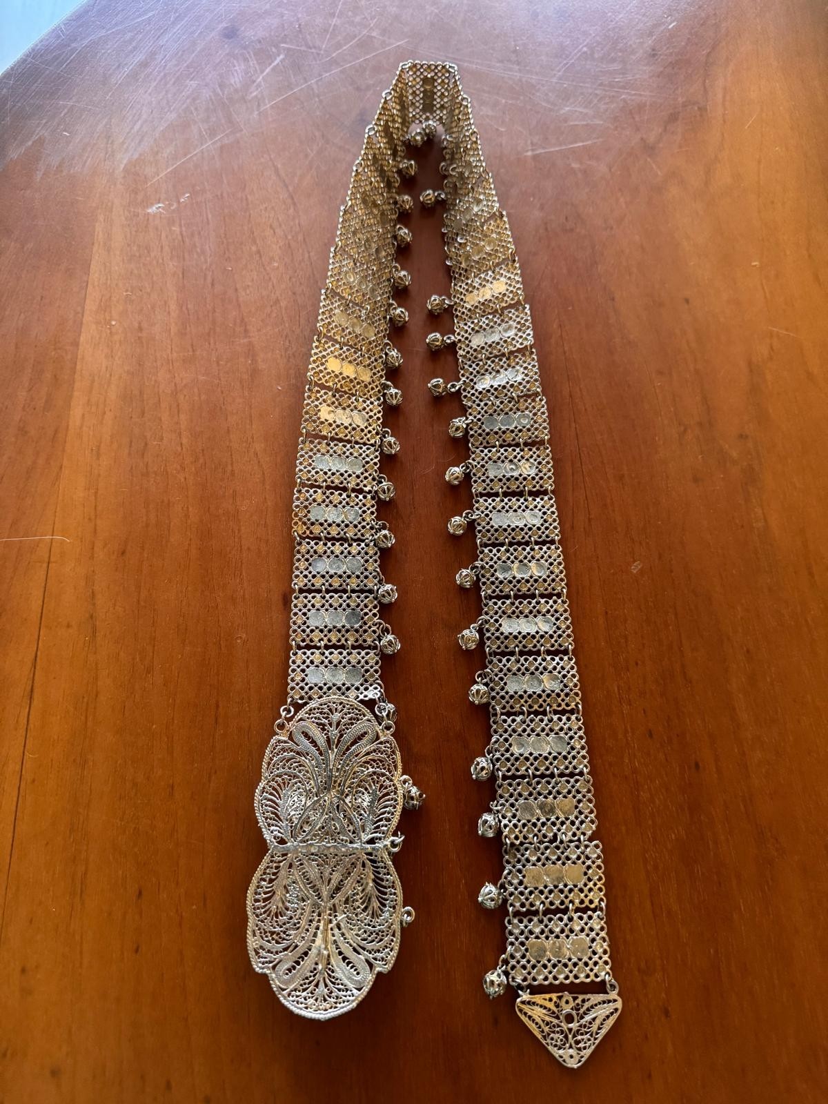 Bridal Belt, Filigree Embroidered, Ottoman Model Bindalli Belt, Anatolian Turkis