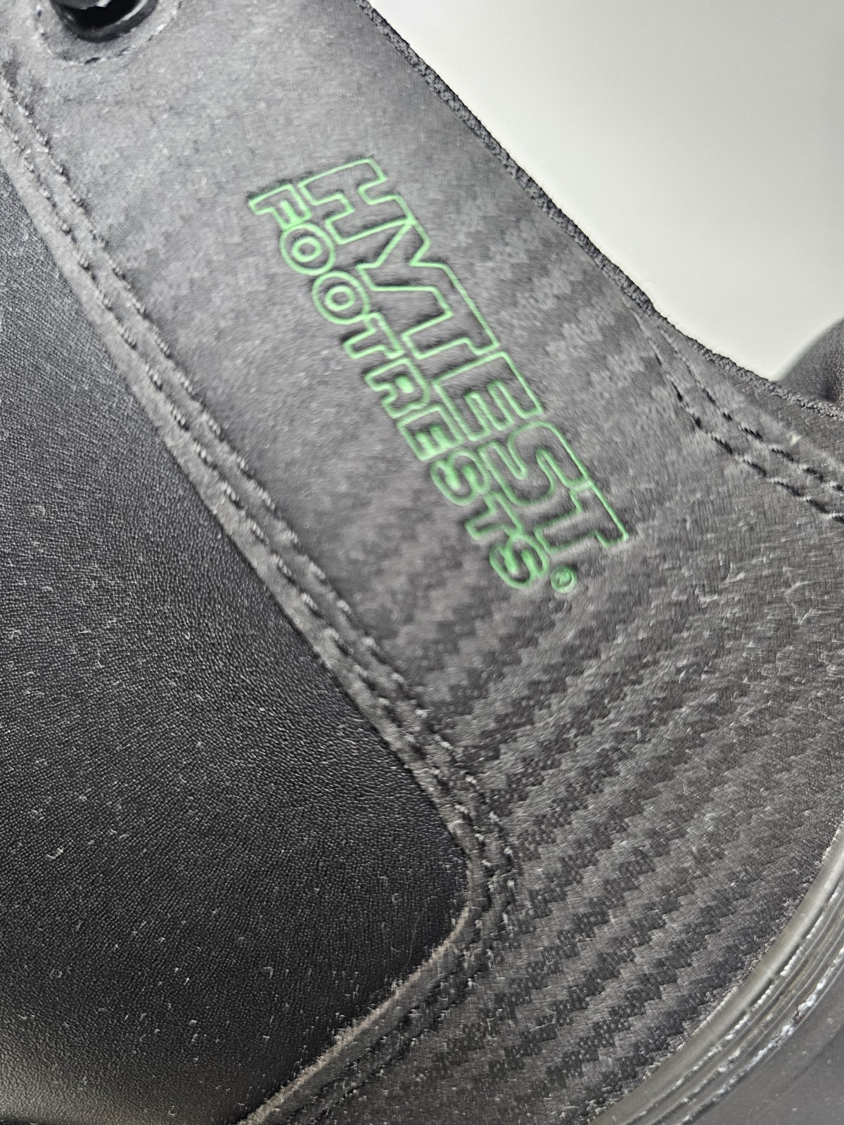 Hytest FootRests 2.0 Safety Work Shoes Black Green Nano Toe Men’s Size 13 New
