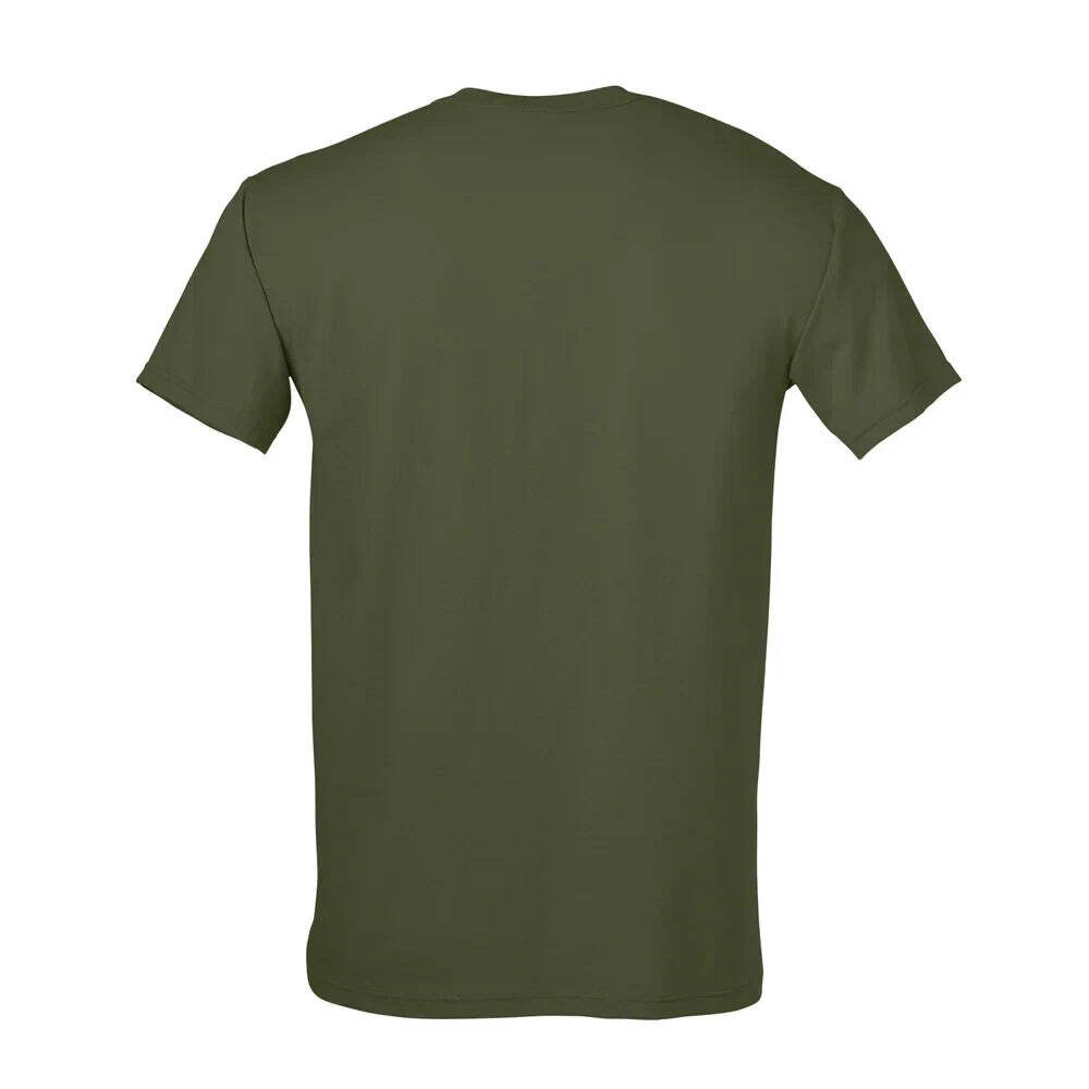 Soffe 685M-3 Military Issue 100% Cotton Tees 3pk OD Green Marine