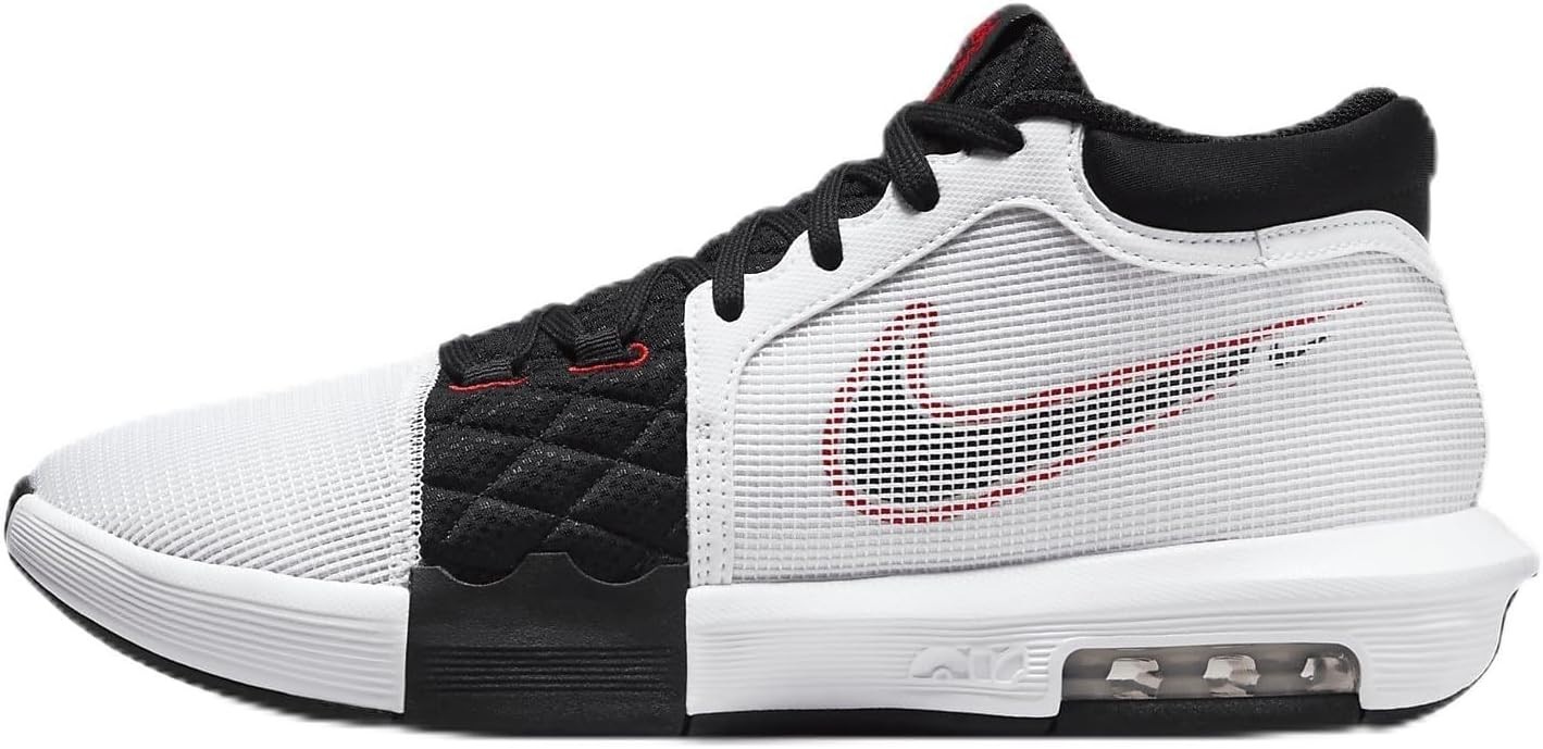Nike Lebron Witness 8 White Black Basketball Shoes Mens Size FB2239-103