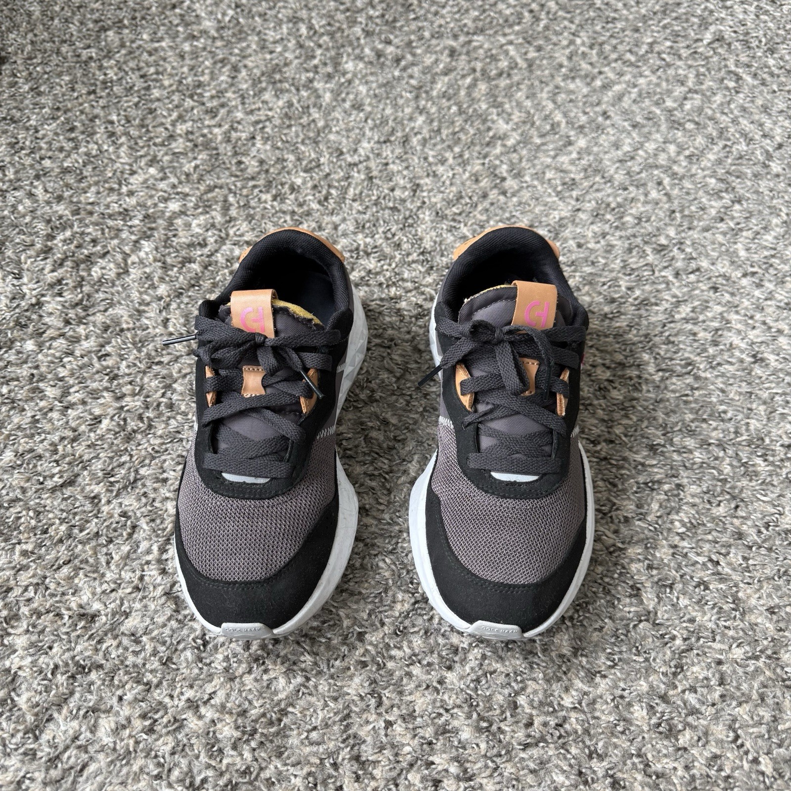 Cole Haan Zerogrand All Day Runner Shoes Sneakers Black W26773 Womens Size 7.5 B