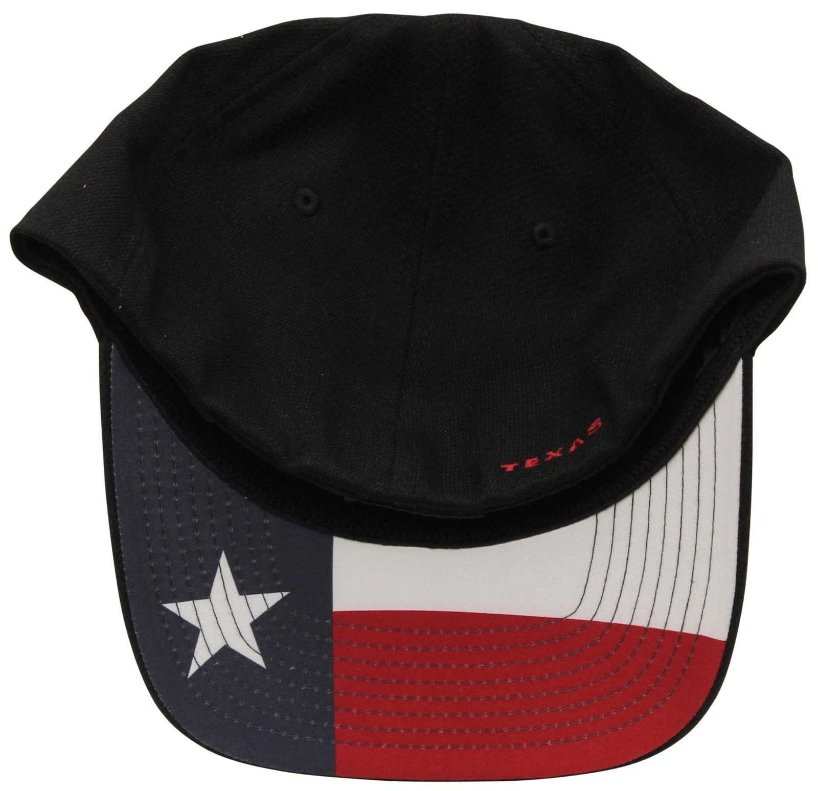 Oakley Mens TinCan Flag Texas Stretch Baseball Cap Hat Black Small/Medium New