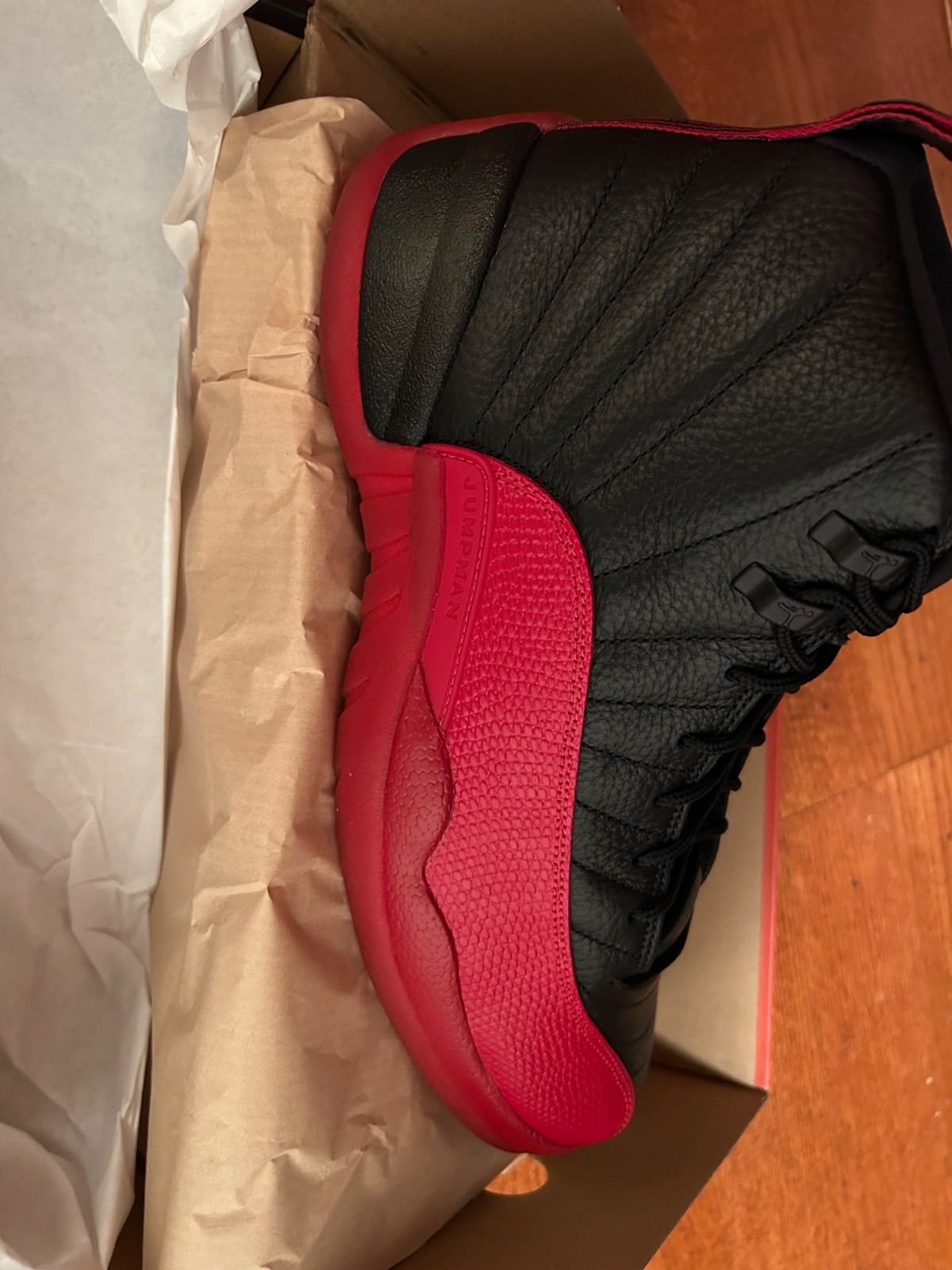 Air Jordan 12 Retro Black Varsity Red Noir Varsity Rouge
