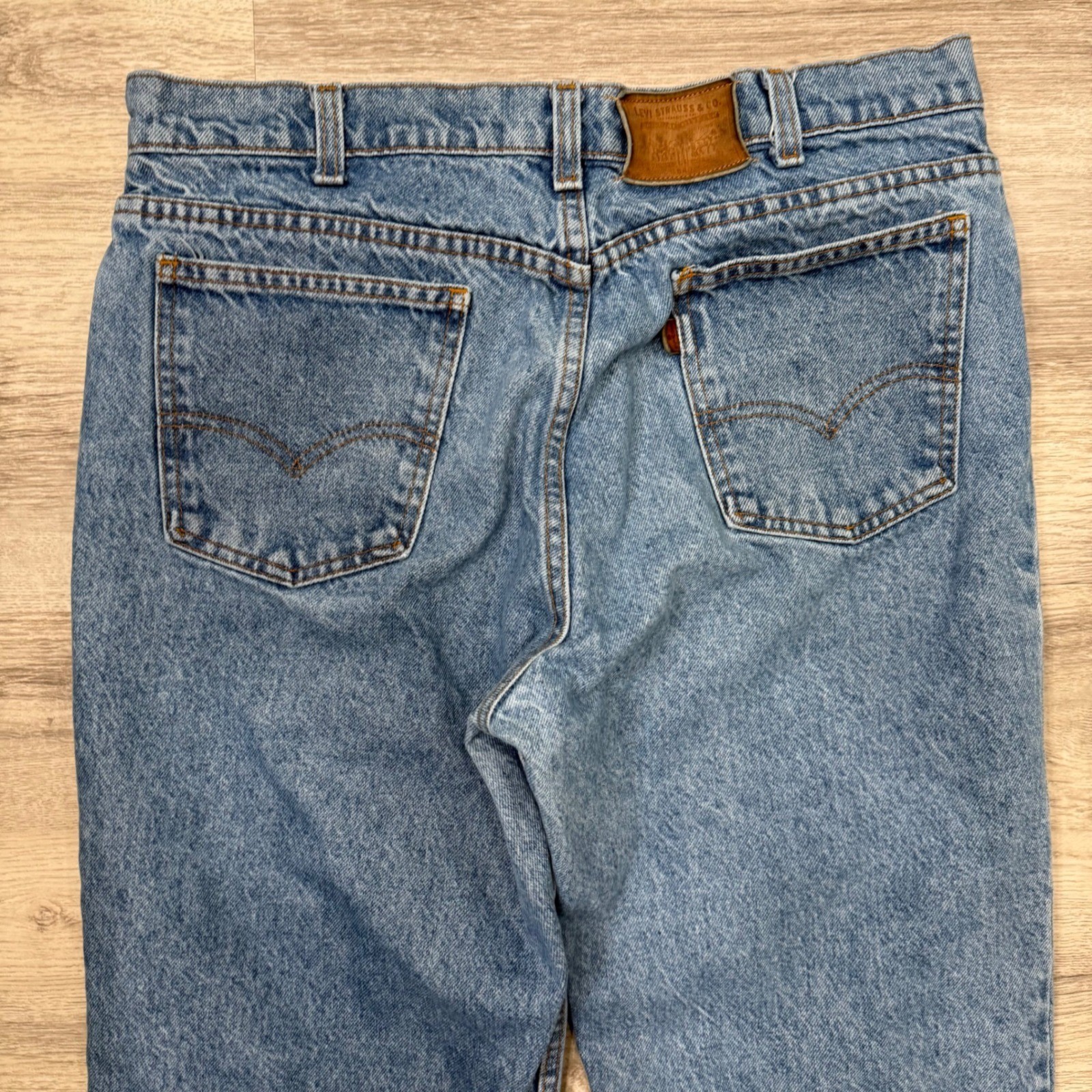 Levi’s 540 Jeans Mens Relaxed Fit Straight Leg Light Wash Denim Pants 34×31