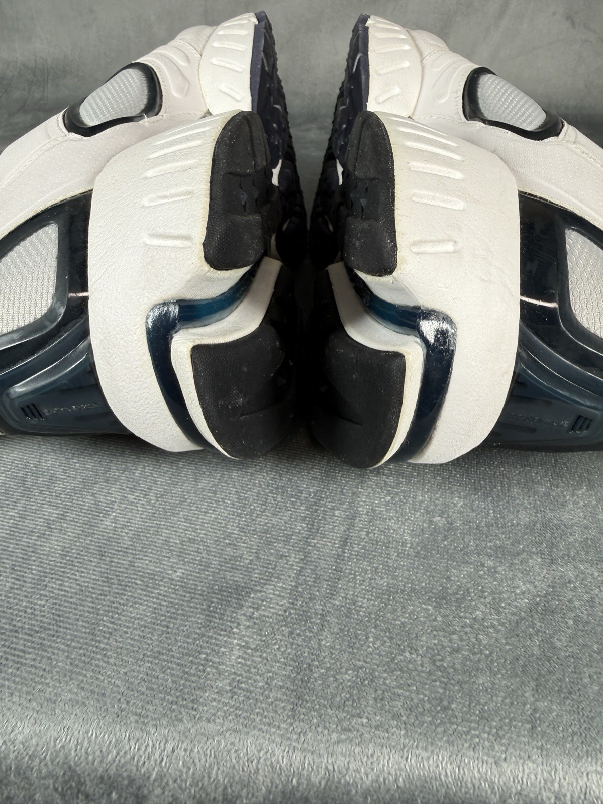 VTG Reebok Pump 2.0 Running Shoes Men’s 10 White Navy RB 412 FLU 1-141044 Rare