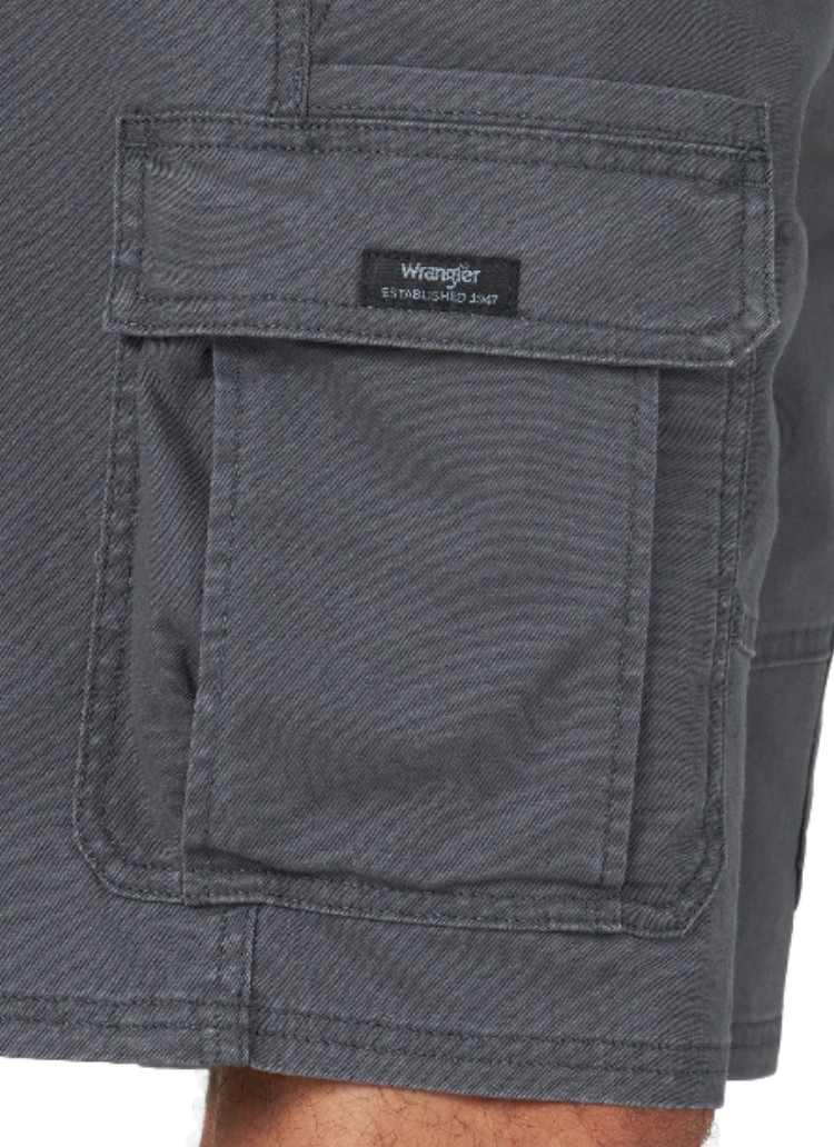 Men’s Wrangler Cargo Shorts w Stretch CHOOSE COLOR, SIZE Relaxed Fit Tech Pocket