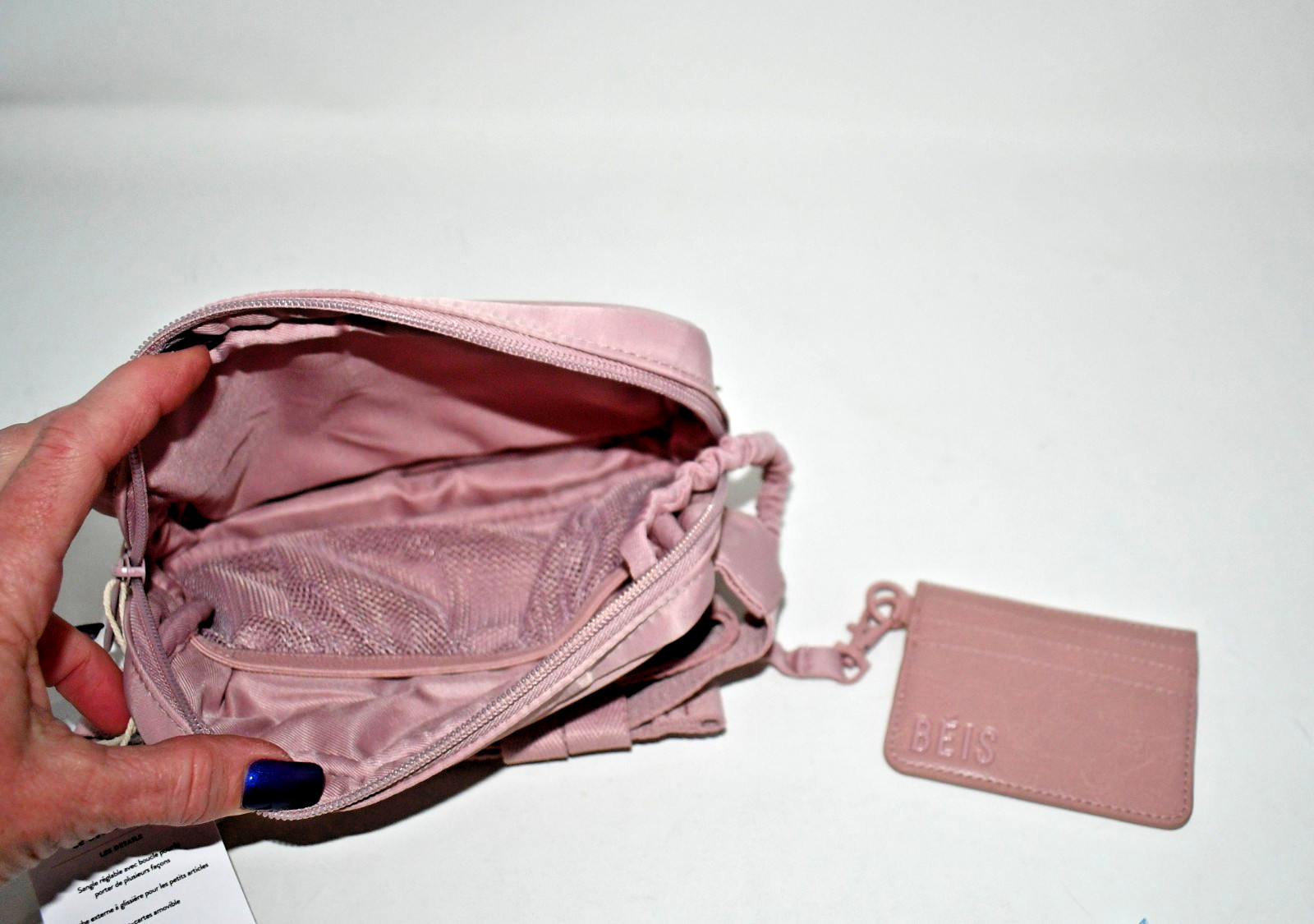 Beis Belt Bag in Atlas Pink # BEIS324657 NWT