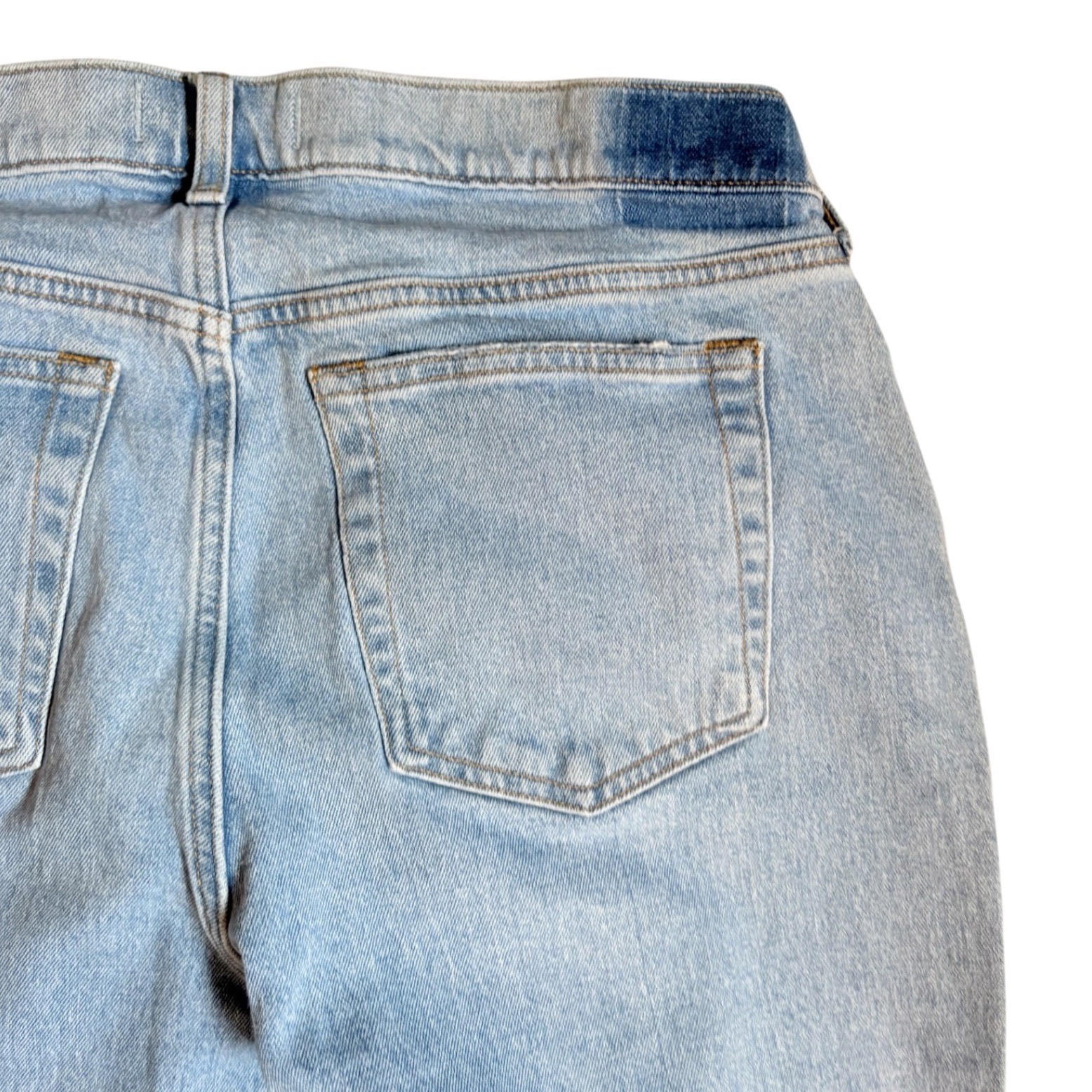 Abercrombie & Fitch The Baggy Low Rise Jeans Light Wash 32 14L Wide Leg
