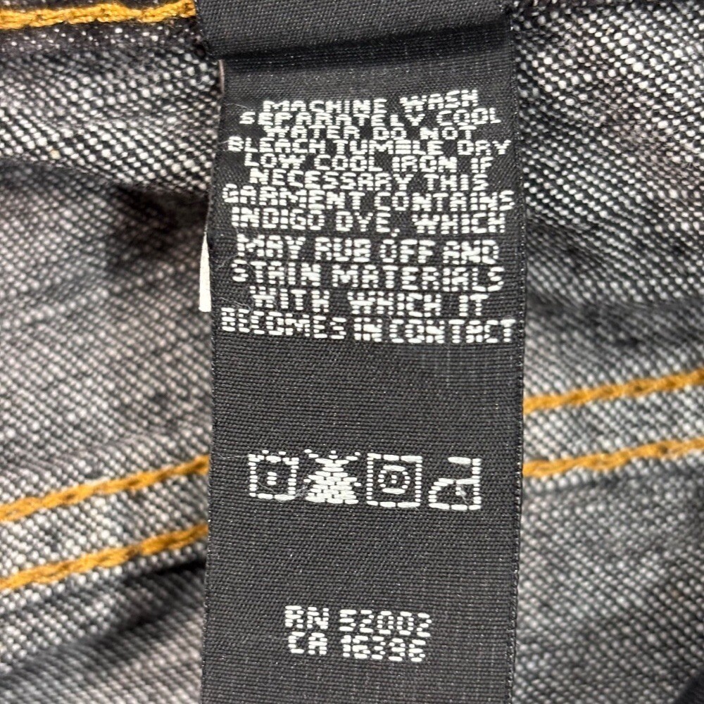 Claiborne Mens Straight Leg Jeans 31×30 Dark Wash Denim NWT