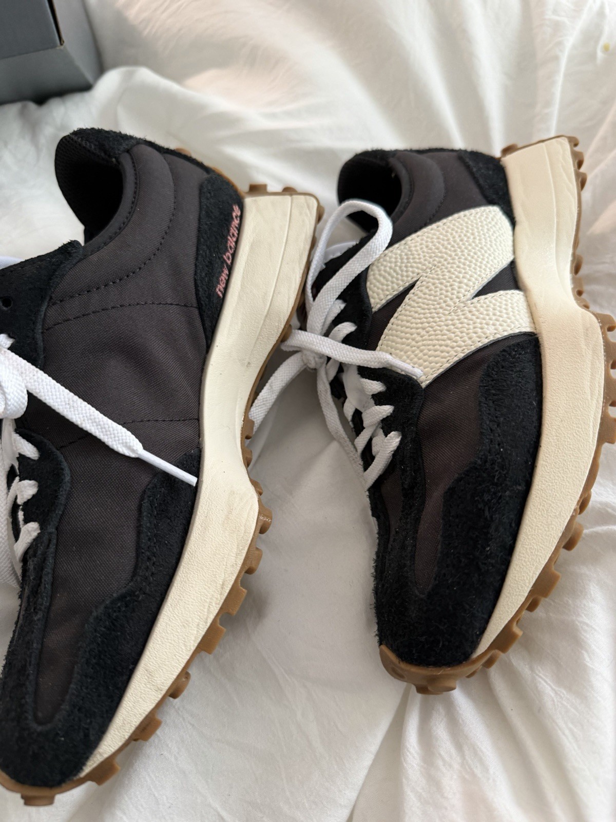 Woman’s Black New Balance 327 Size 6.5