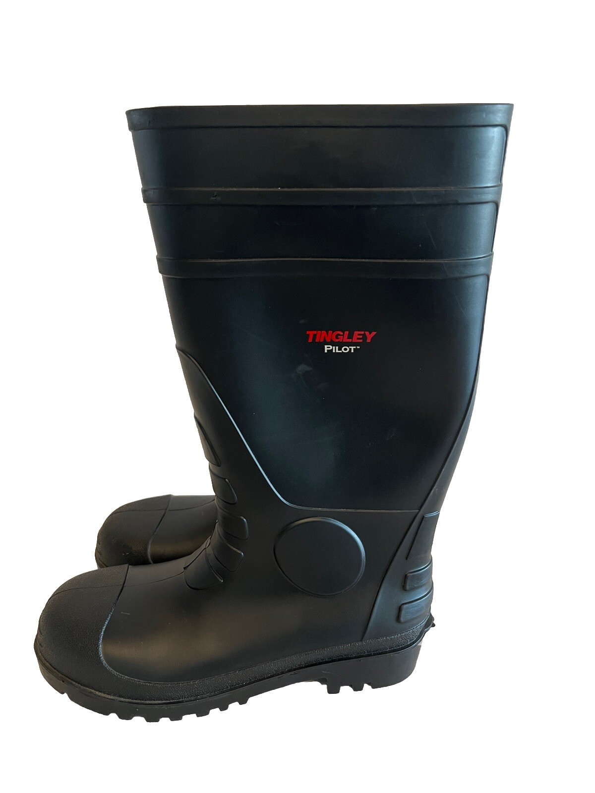 Tingley Pilot Men’s Black Rubber Boots Size 9 /Women’s 11 Weatherproof General