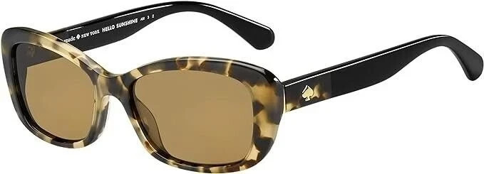 New Kate Spade Women’s Sunglasses KS Claretta/P/S 581/SP Tortoise Brown 53mm