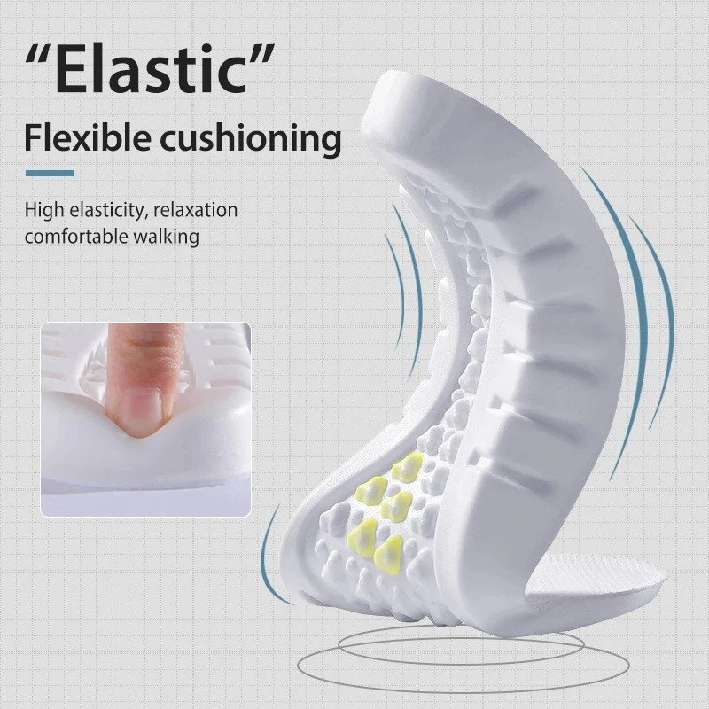 EVA Memory Foam Insoles for Sneakers Comfort Inner Sole Fascitis Plantar Arch Su