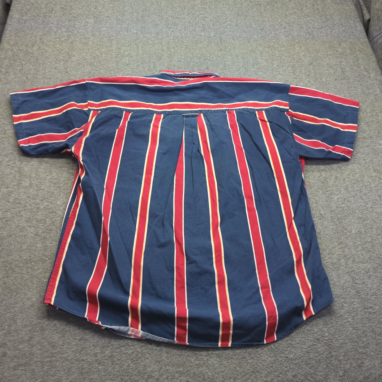 Vintage Chaps Ralph Lauren Shirt Mens XL Striped Colorful 90s Classic Preppy