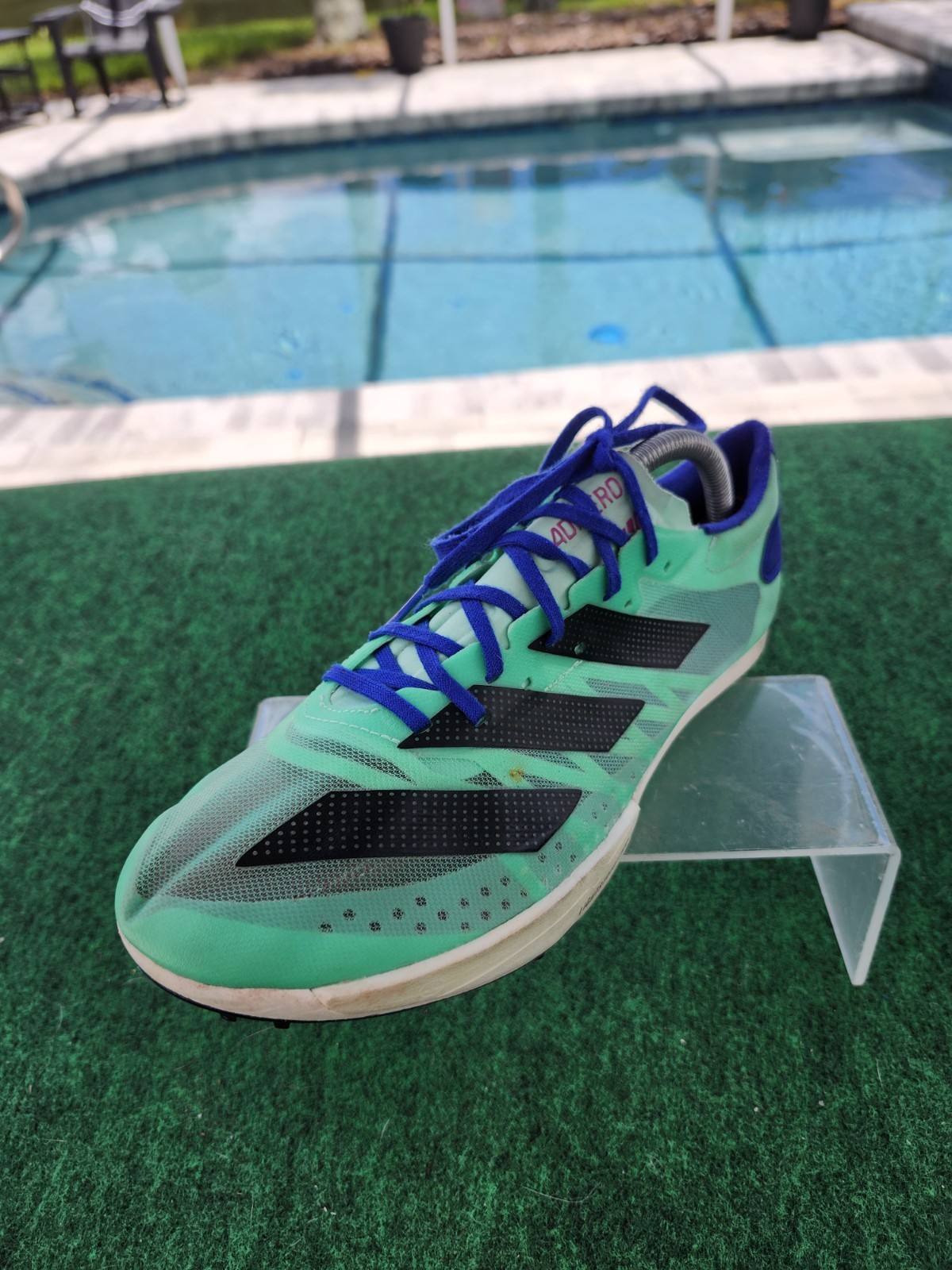 Adidas Adizero Ambition Distance Spikes Cleats Mens 7 Women 8.5 GV9068