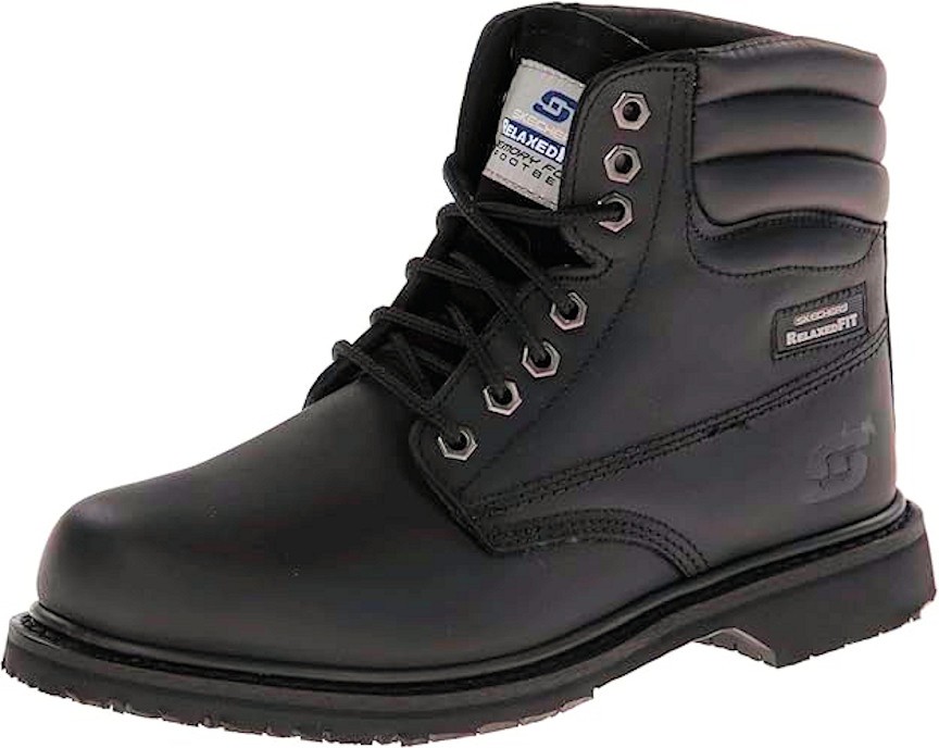 SKECHERS ON SITE MEN’S SOFT TOE WORKING BOOTS SIZE 11 BRAND NEW