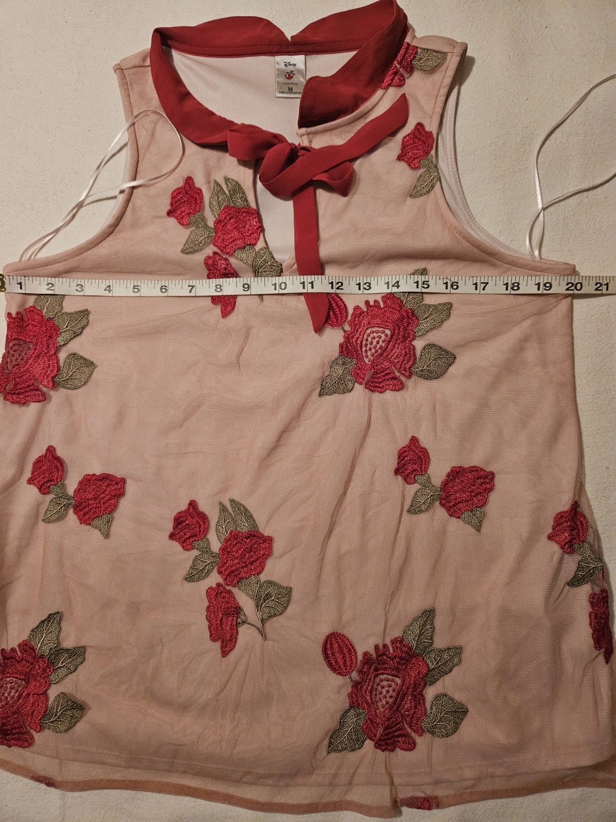 Disney x Lauren Conrad Women’s Medium Embroidered Round Collar Blouse