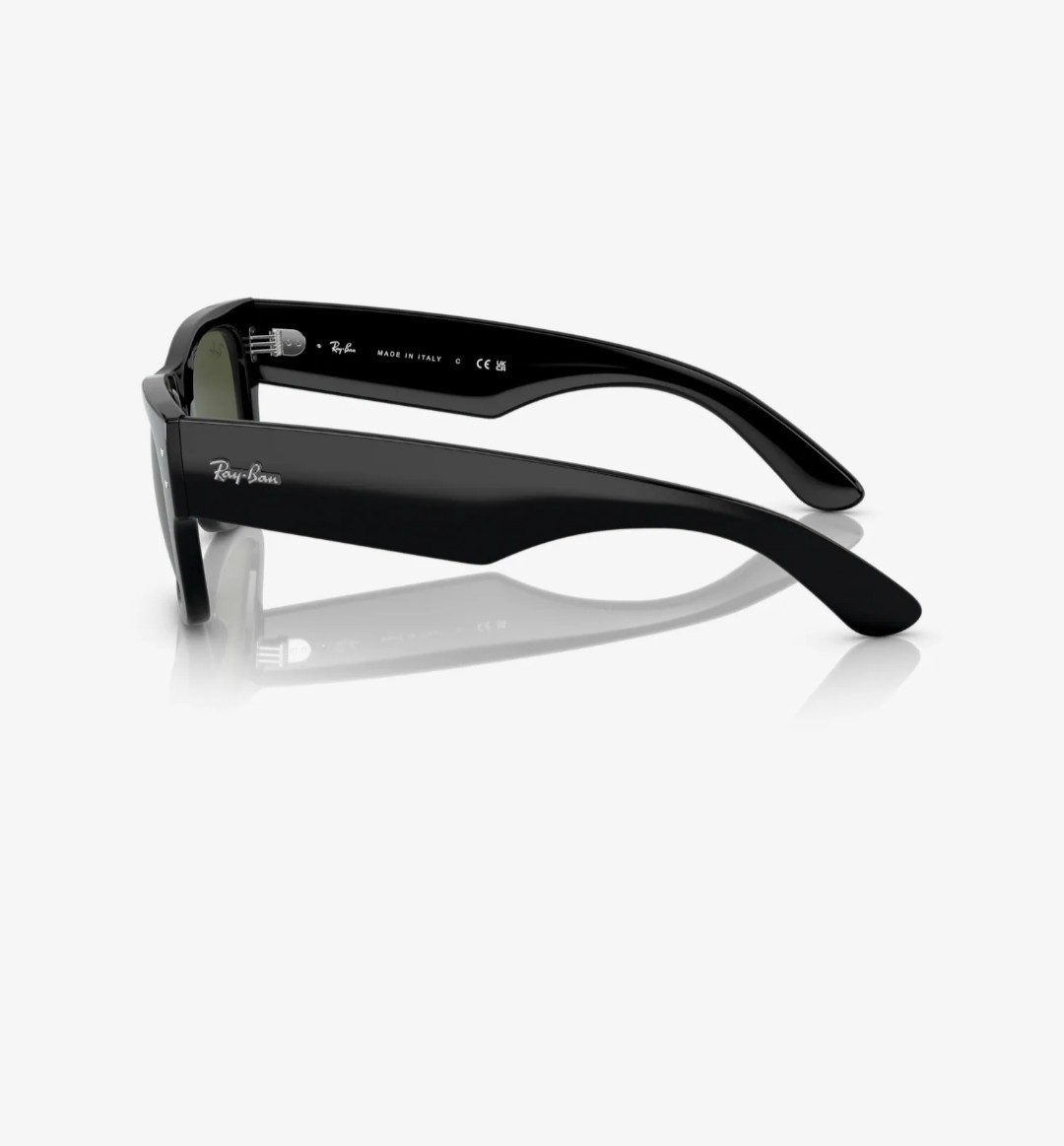 Ray-Ban RB 0840-S Mega Wayfarer Sunglasses Black/Blue
