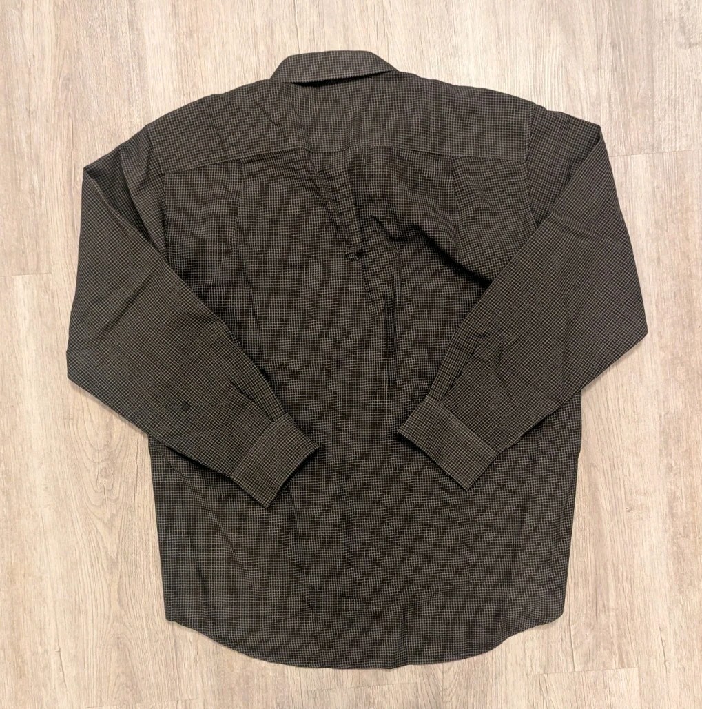 Pendleton Sir Pendleton Men’s L Brown Check Wool Worsted Button-Up Pockets