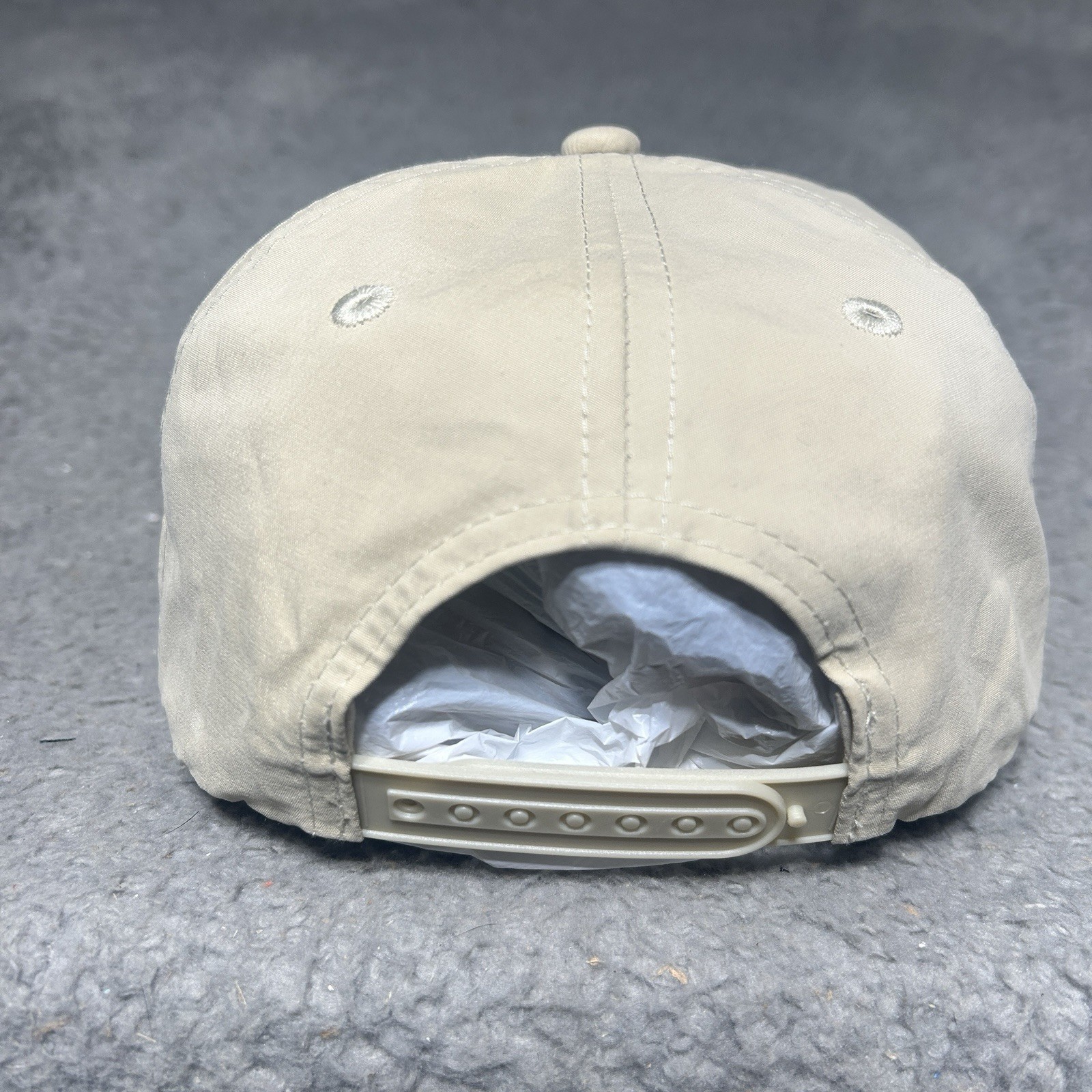 4D Ranch Hat Co Comanche Texas Embroidered Logo Beige Snapback Decky Rope Hat