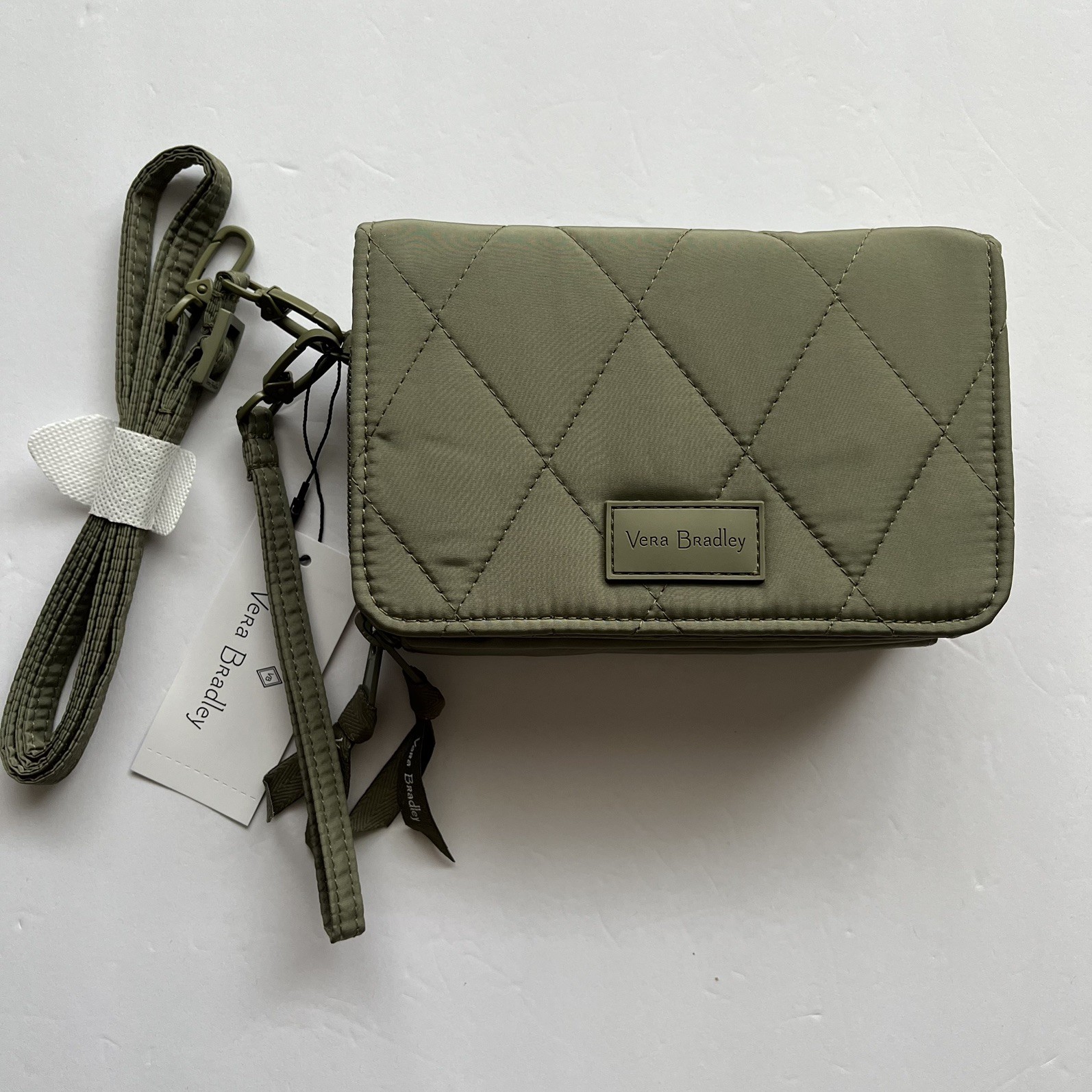 Vera Bradley Ultralight RFID 3-In-1 Crossbody Sage MRSP $109 NWT