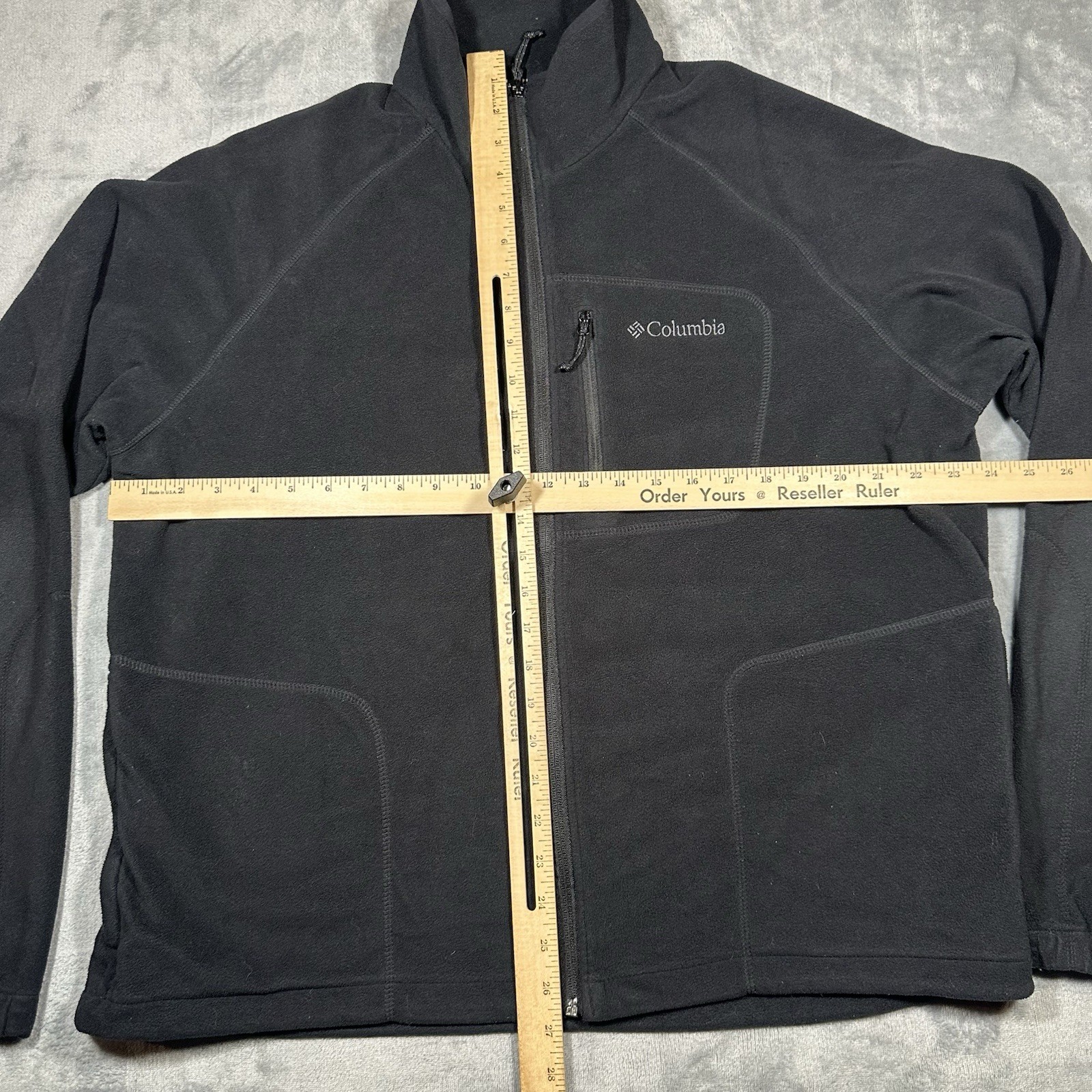 Columbia Fast Trek II Full ZIP Fleece Jacket Mens Extra large Black Outdoor